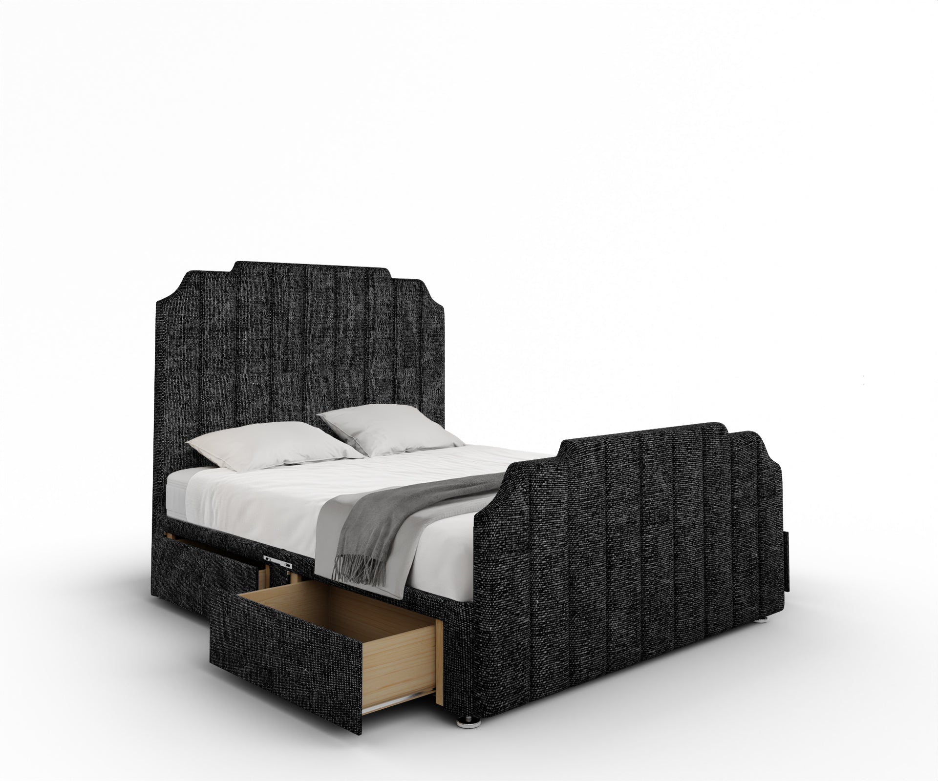 Hampton Divan Bed Set With Footboard