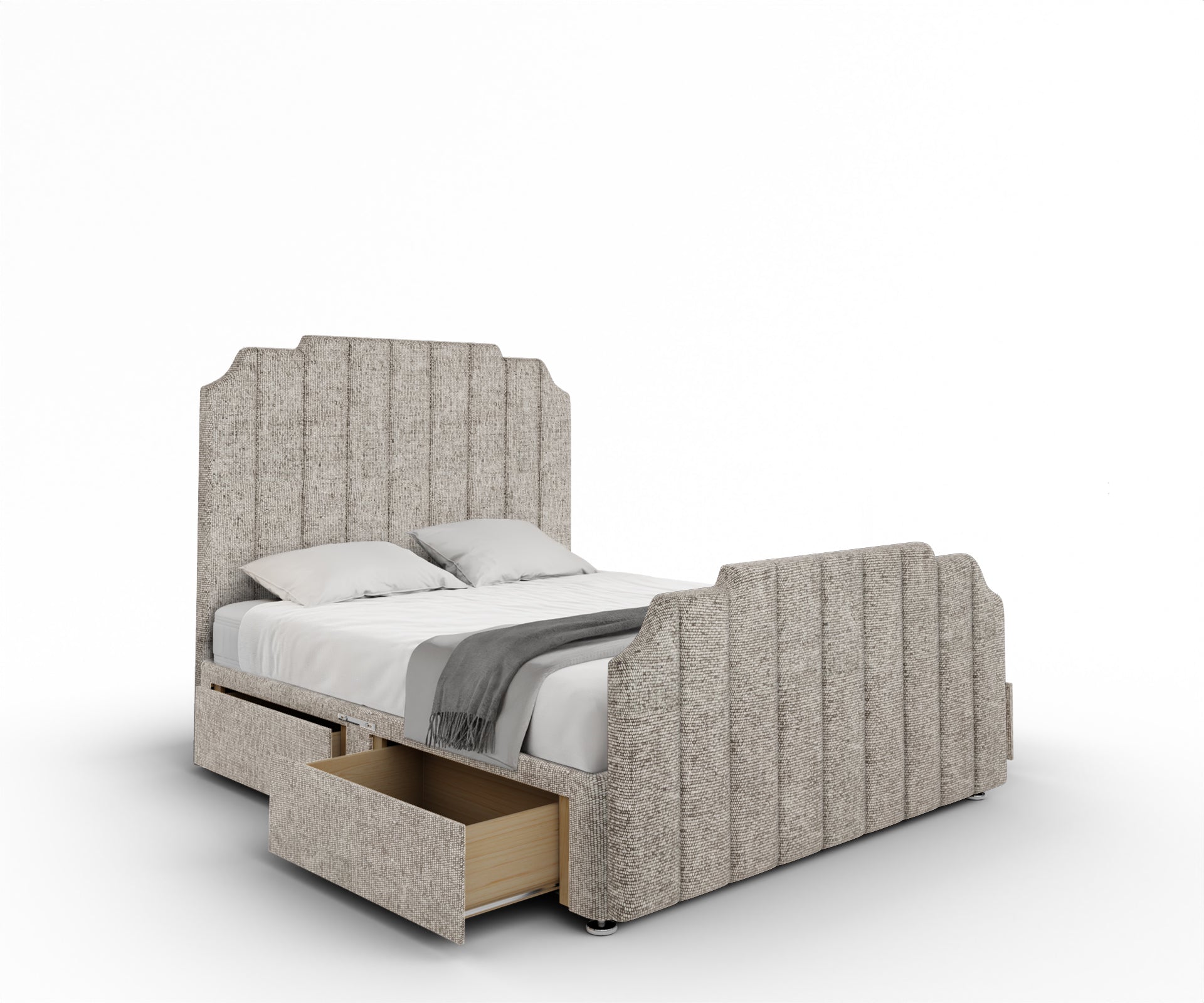 Hampton Divan Bed Set With Footboard