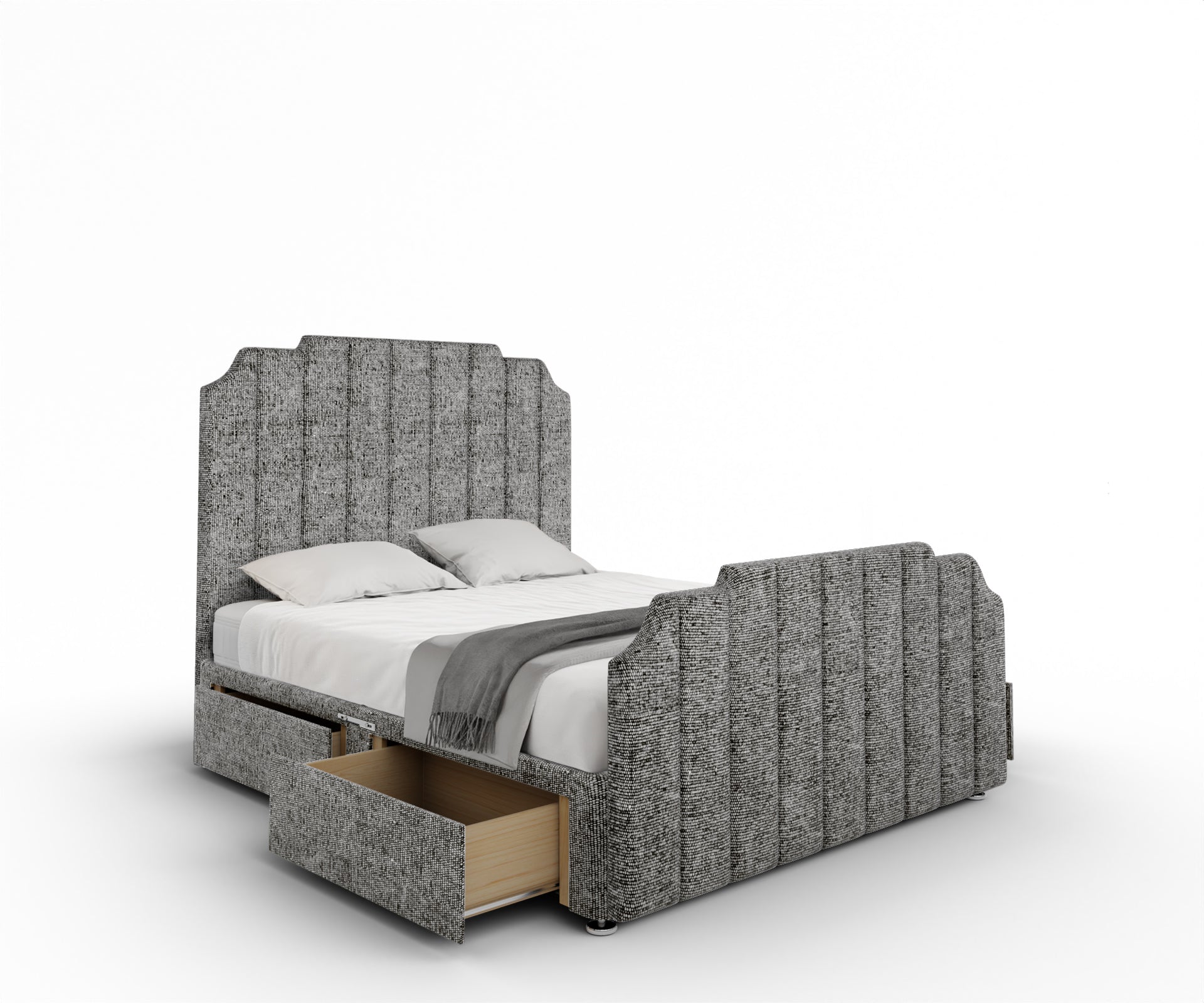 Hampton Divan Bed Set With Footboard