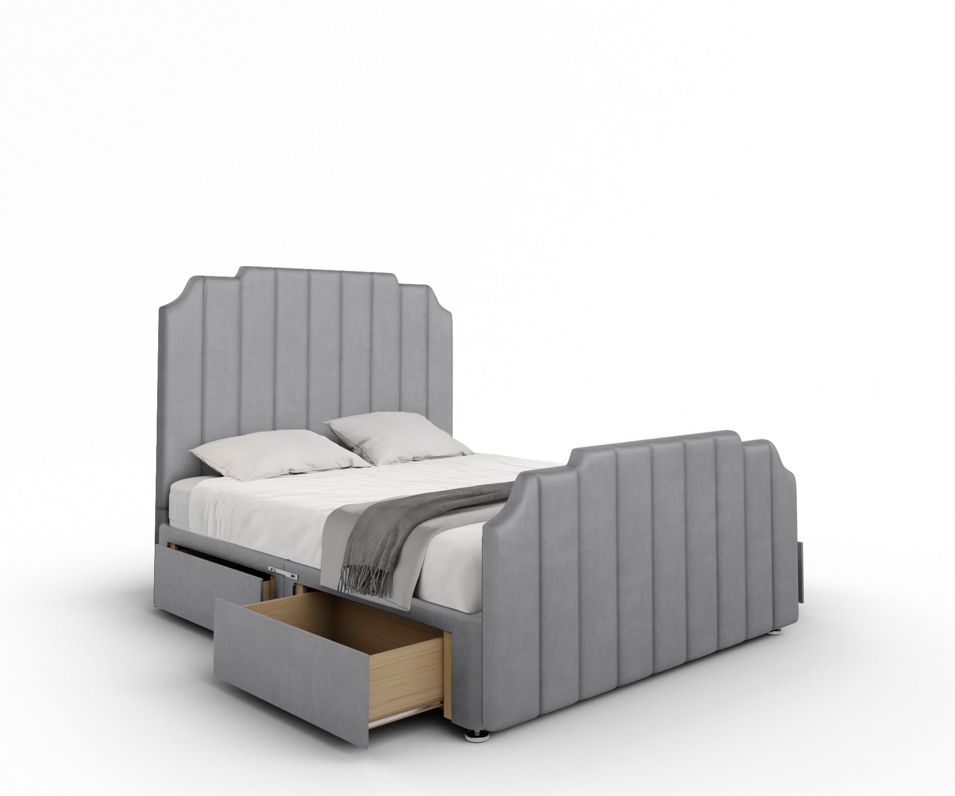 Hampton Divan Bed Set With Footboard