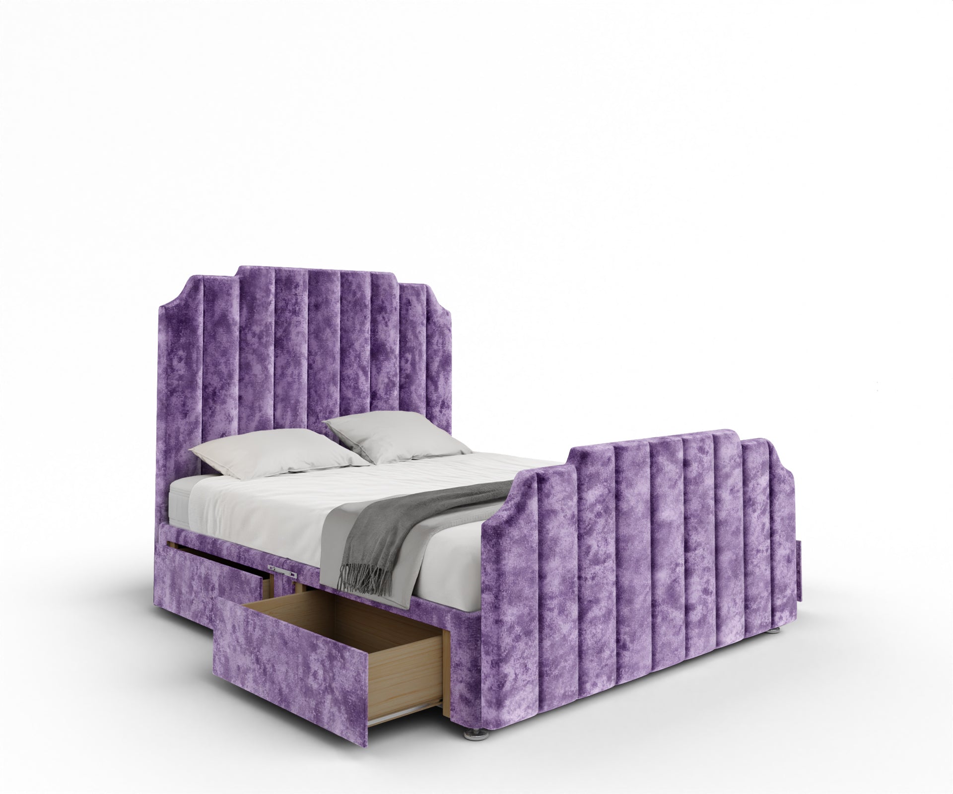 Hampton Divan Bed Set With Footboard