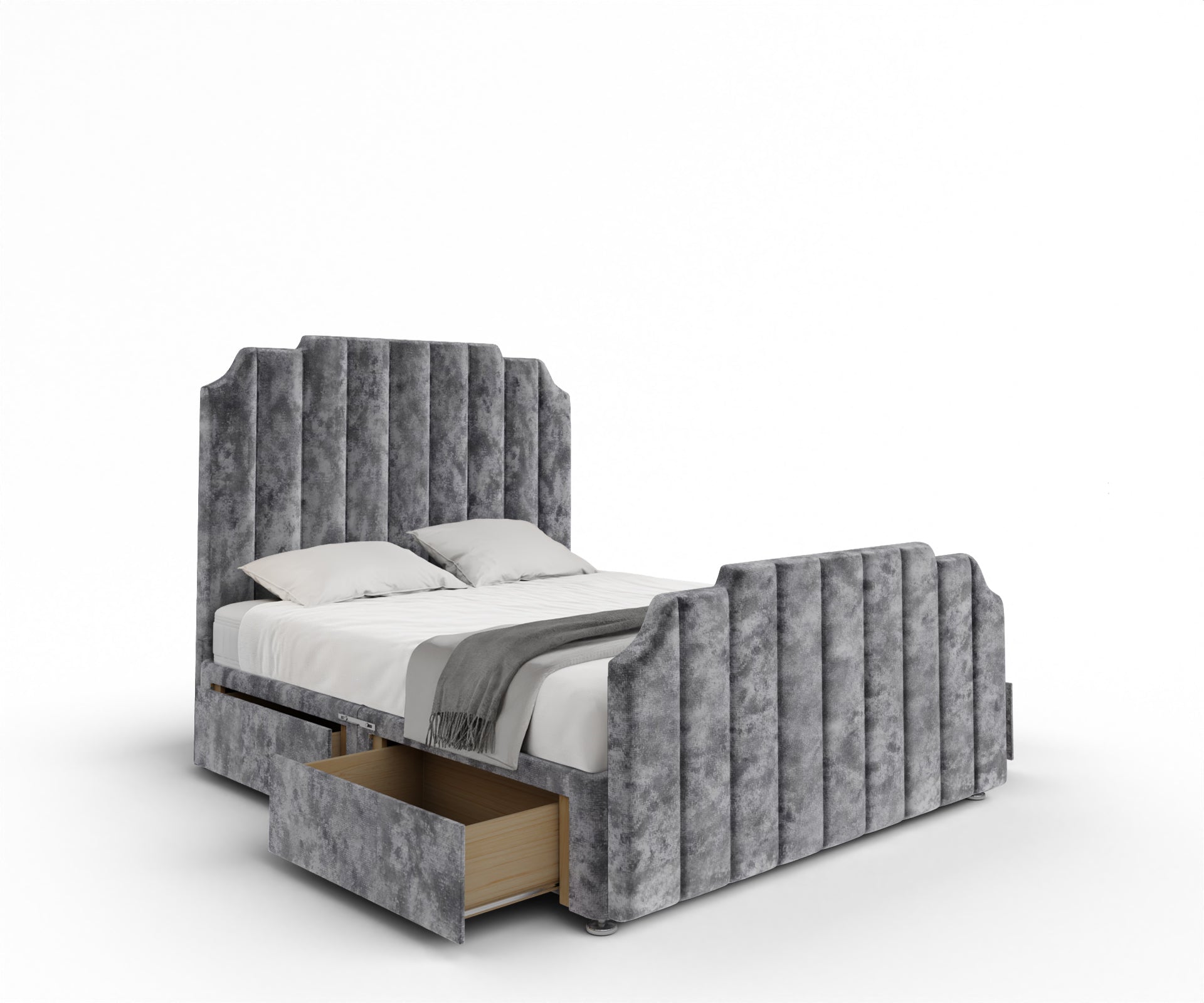 Hampton Divan Bed Set With Footboard