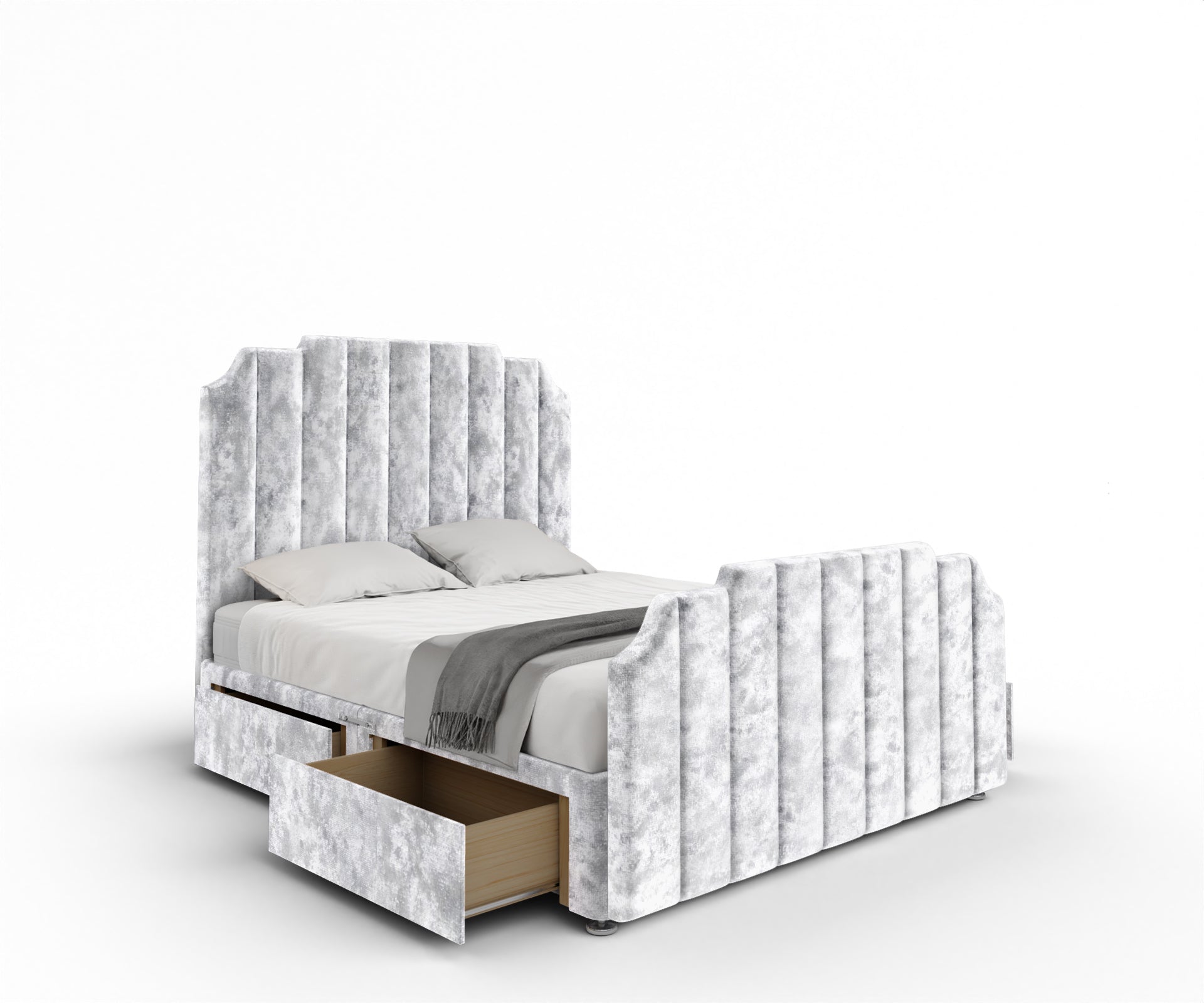 Hampton Divan Bed Set With Footboard