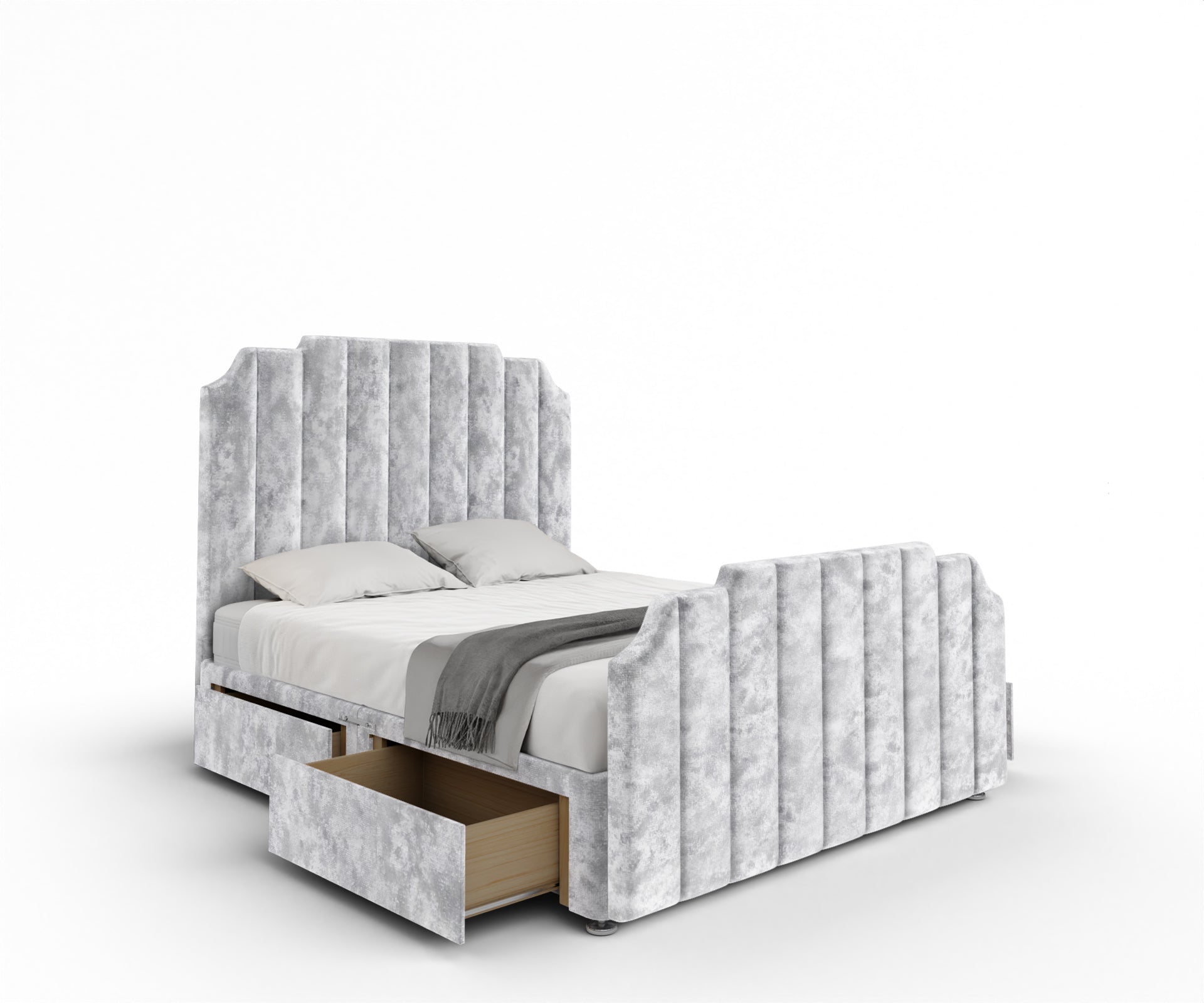 Hampton Divan Bed Set With Footboard