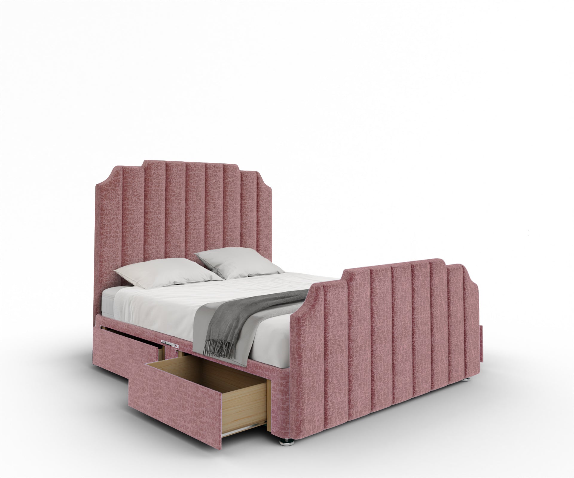 Hampton Divan Bed Set With Footboard