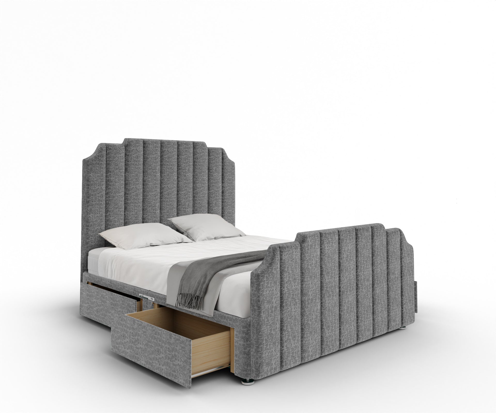 Hampton Divan Bed Set With Footboard