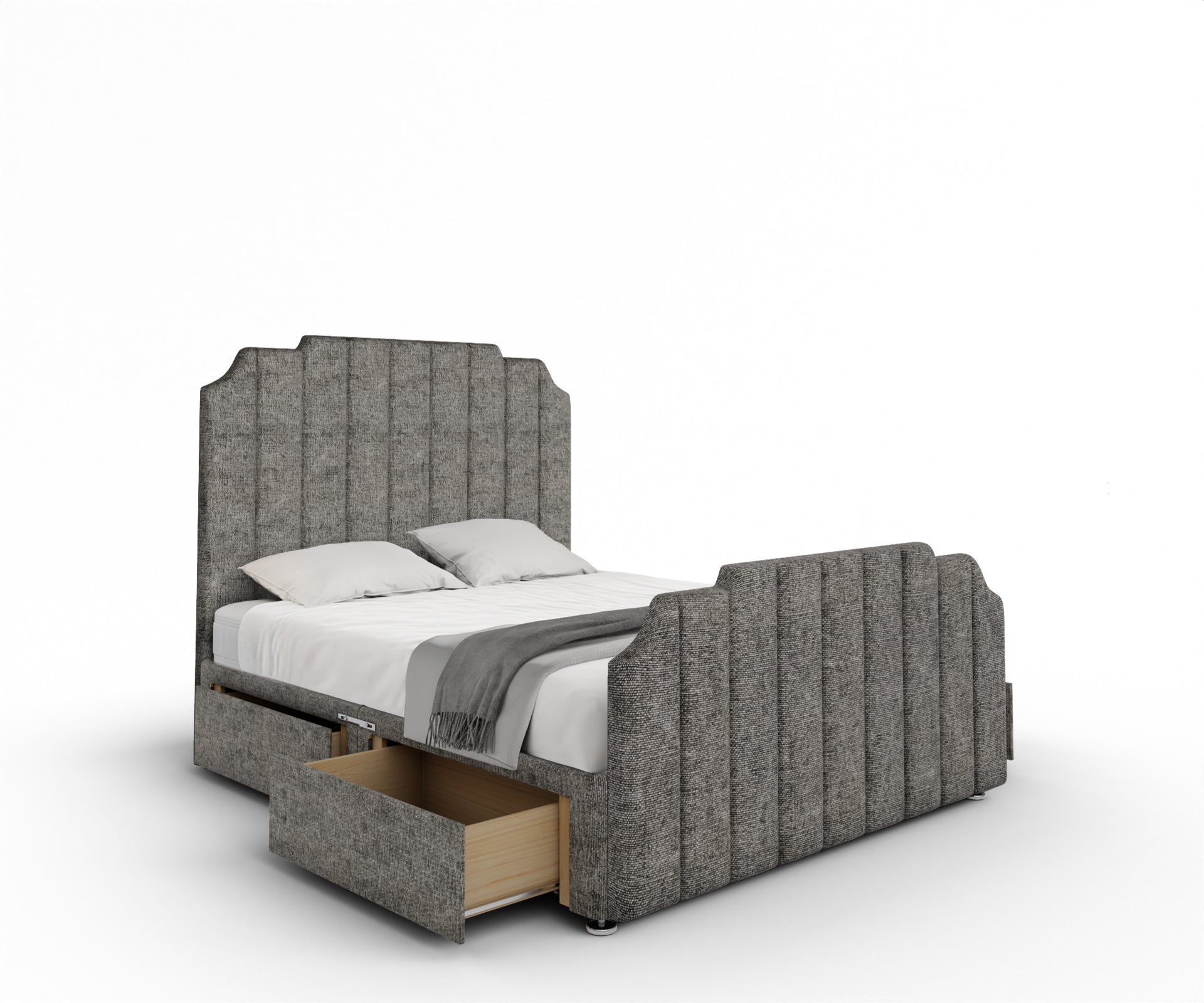 Hampton Divan Bed Set With Footboard