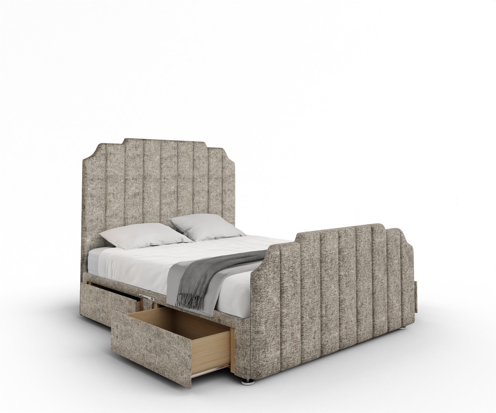 Hampton Divan Bed Set With Footboard