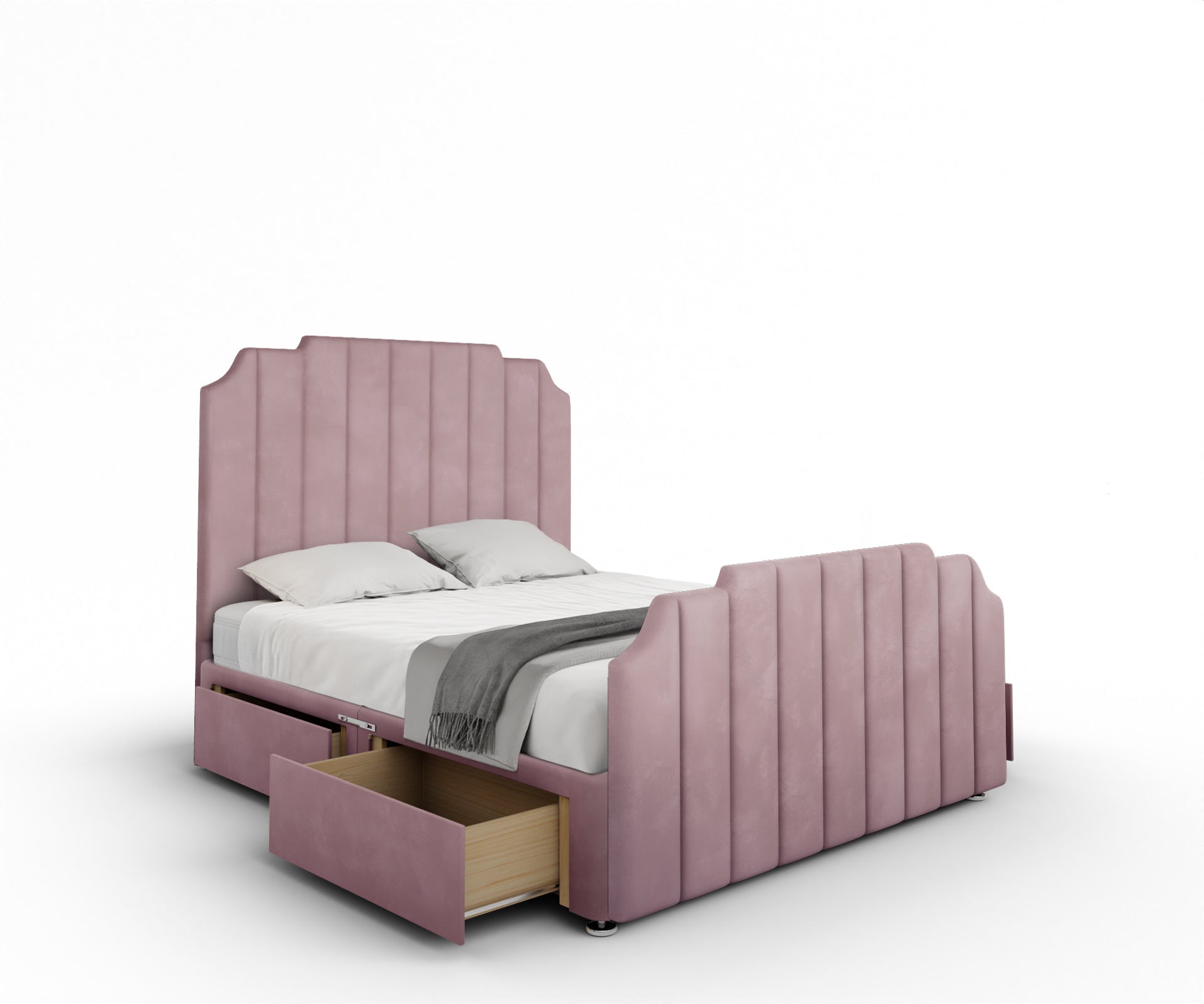 Hampton Divan Bed Set With Footboard