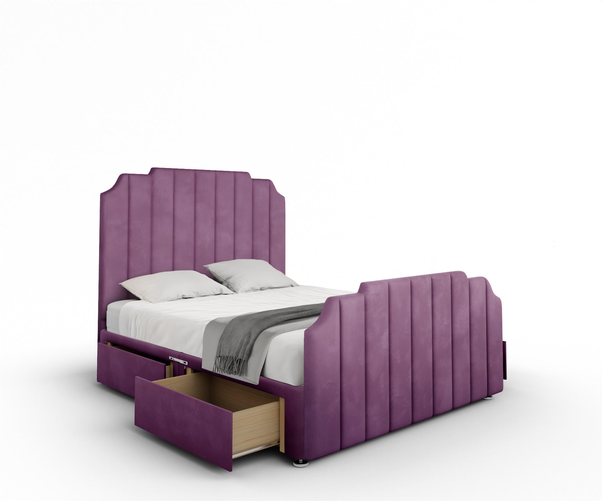 Hampton Divan Bed Set With Footboard