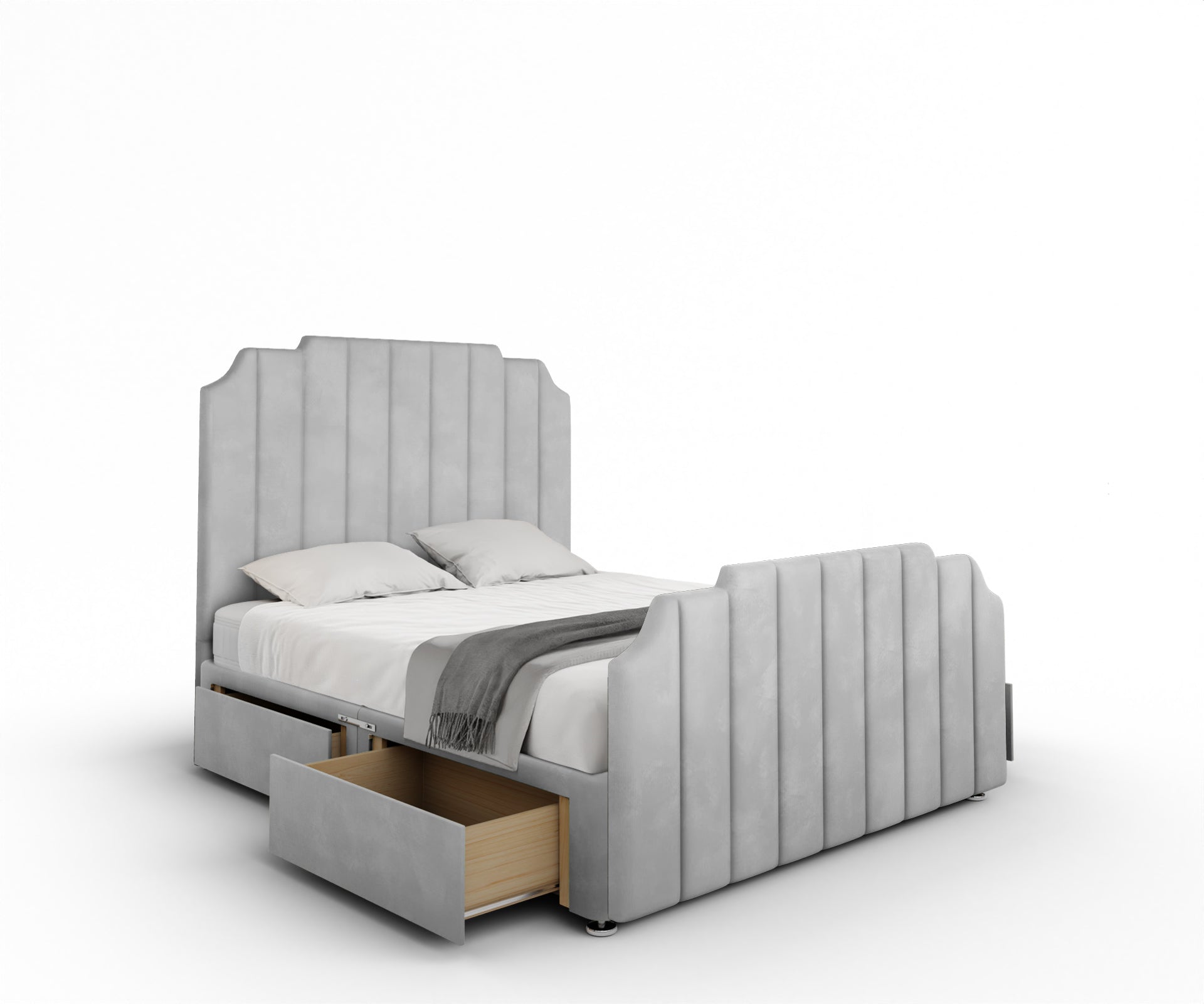 Hampton Divan Bed Set With Footboard