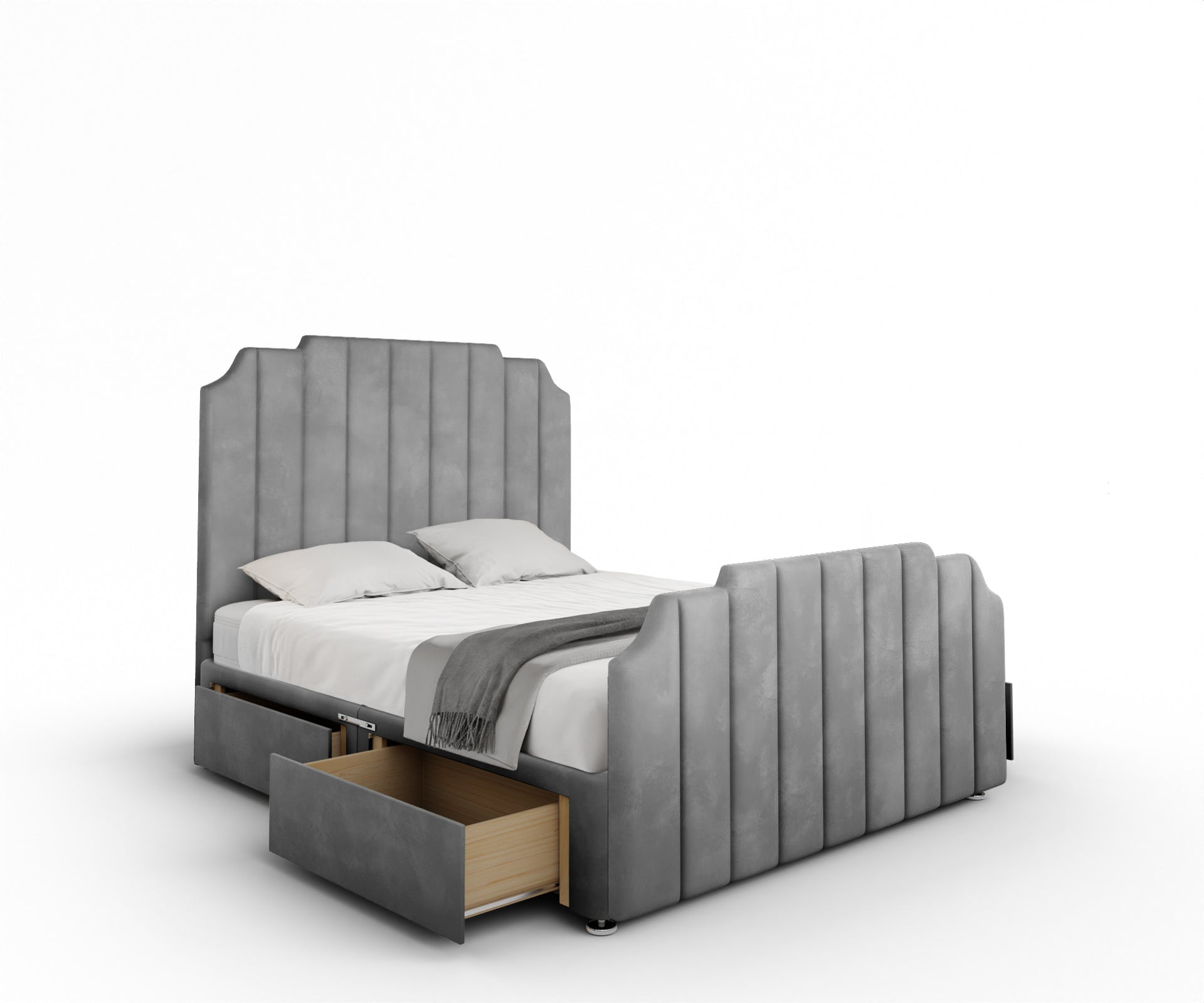 Hampton Divan Bed Set With Footboard