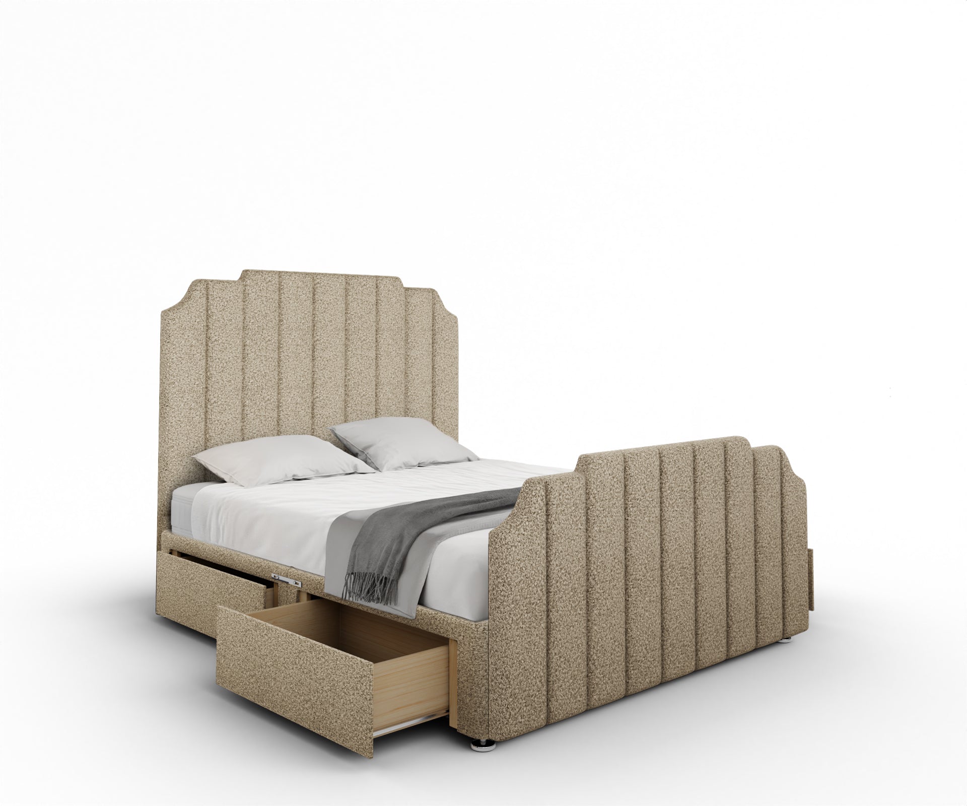 Hampton Divan Bed Set With Footboard