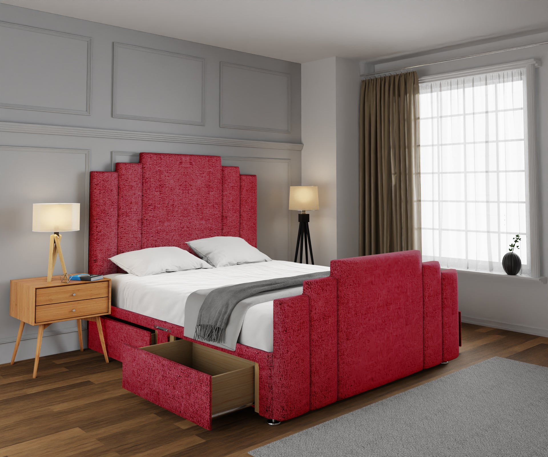 Kensington Divan Bed Set With Footboard