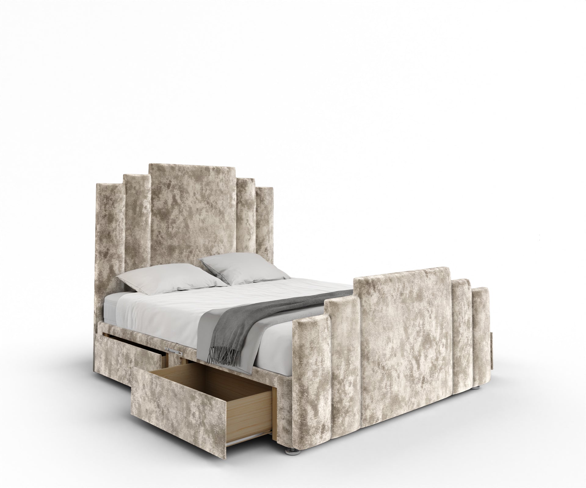 Kensington Divan Bed Set With Footboard