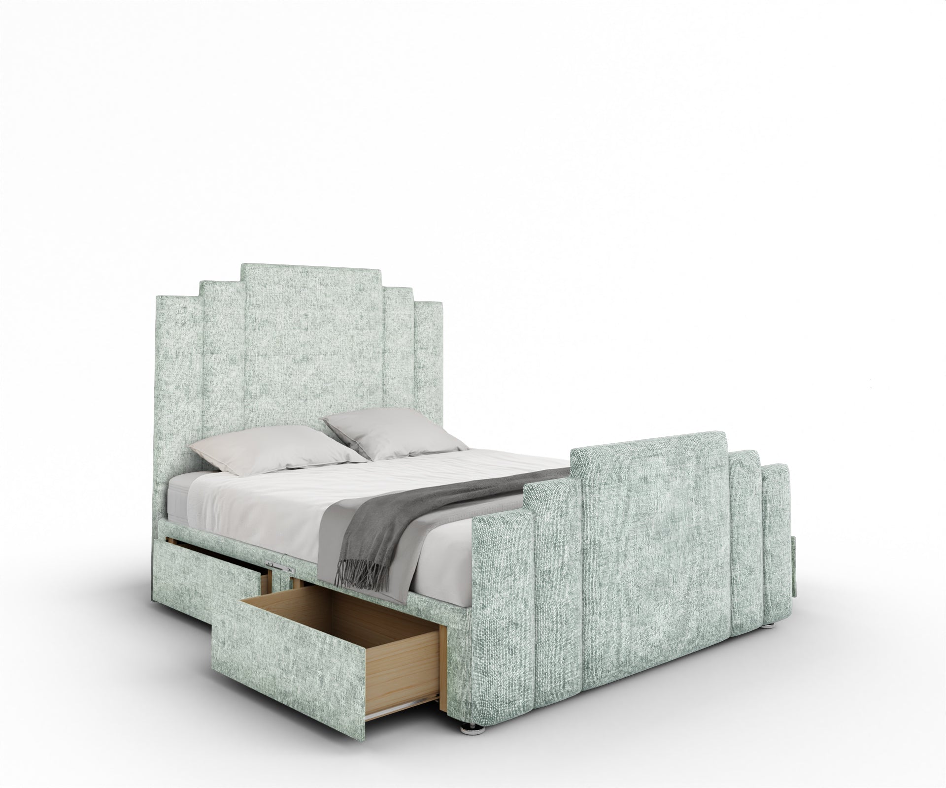 Kensington Divan Bed Set With Footboard