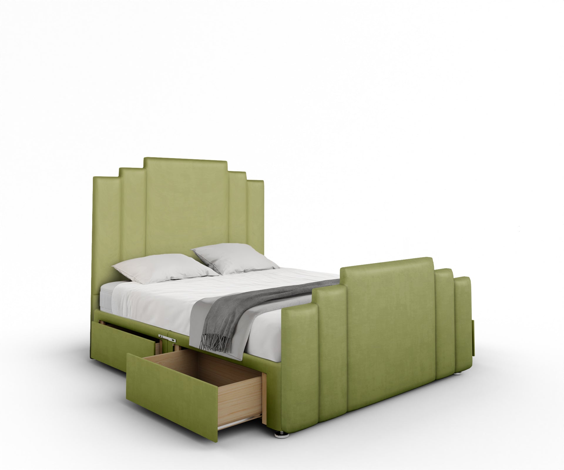 Kensington Divan Bed Set With Footboard