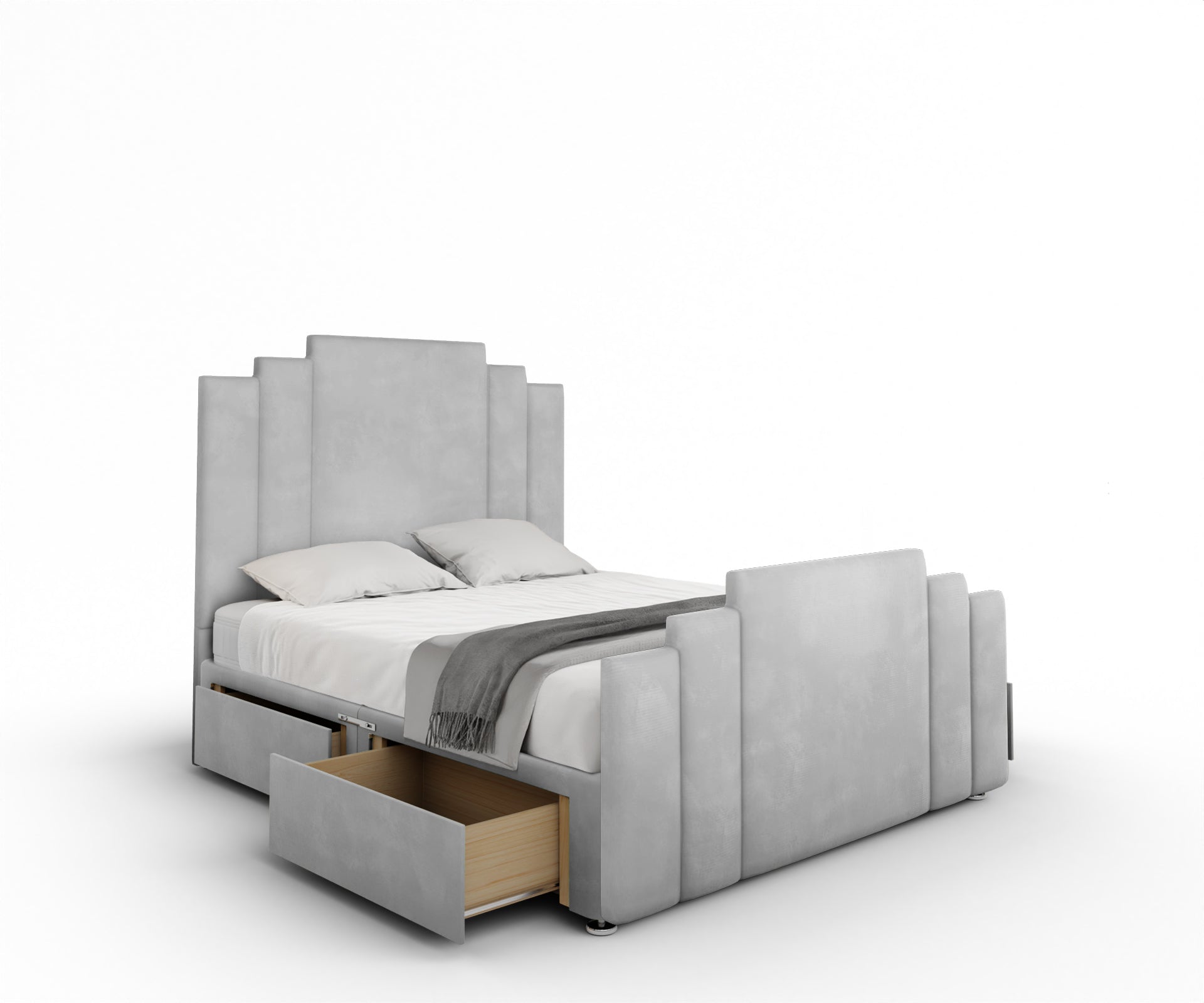 Kensington Divan Bed Set With Footboard