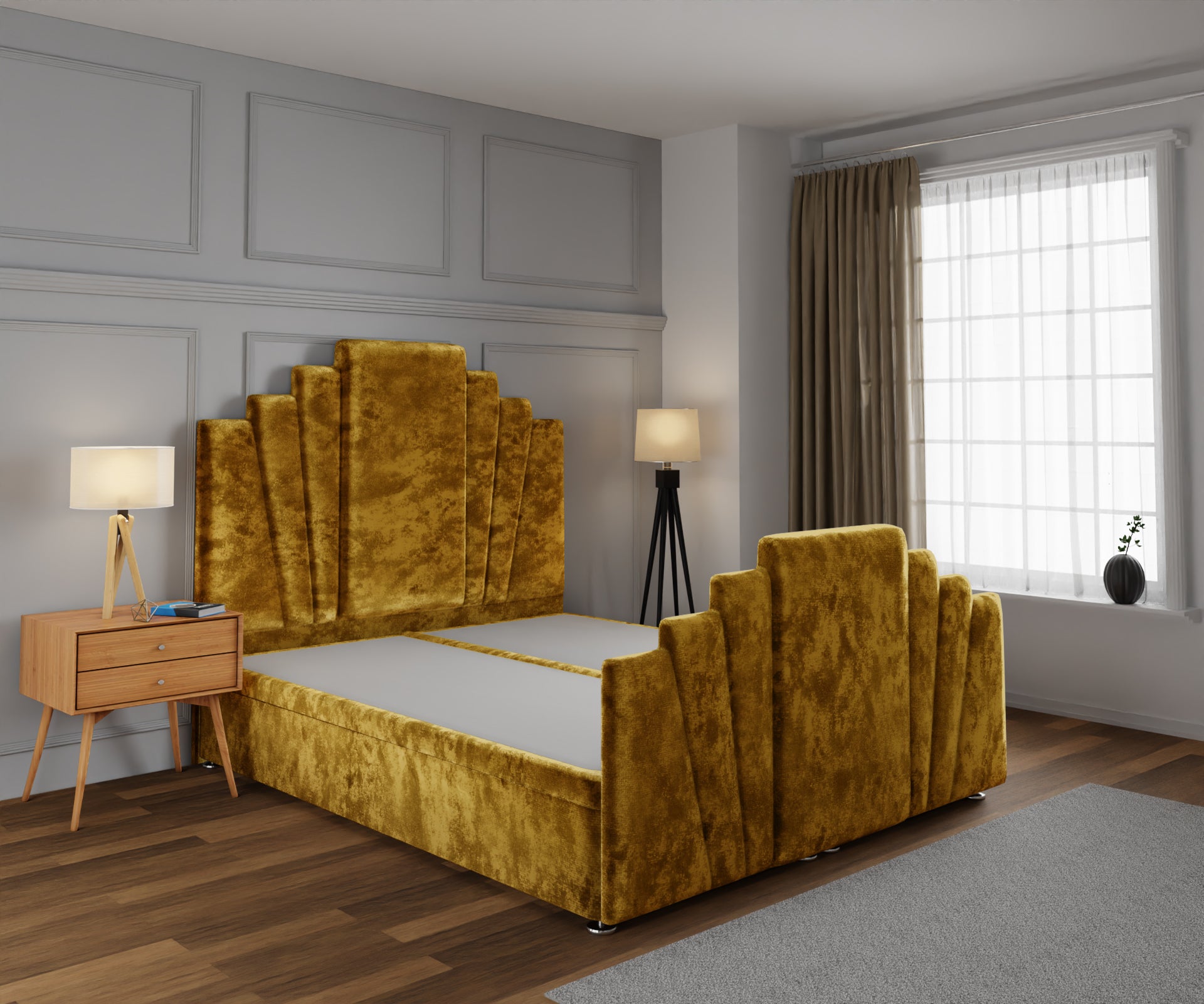 Knightsbridge Ottoman Storage Divan Bed Base And Headboard With Footboard