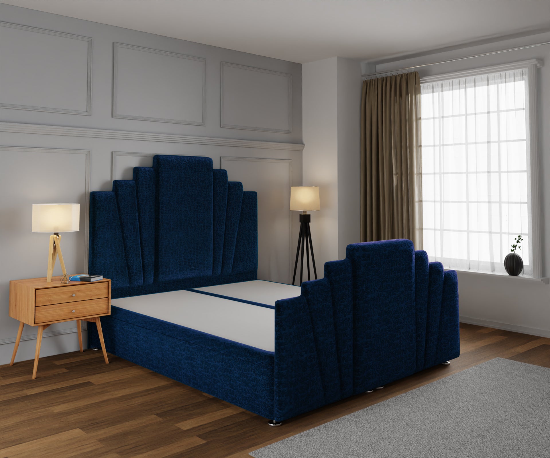 Knightsbridge Ottoman Storage Divan Bed Base And Headboard With Footboard