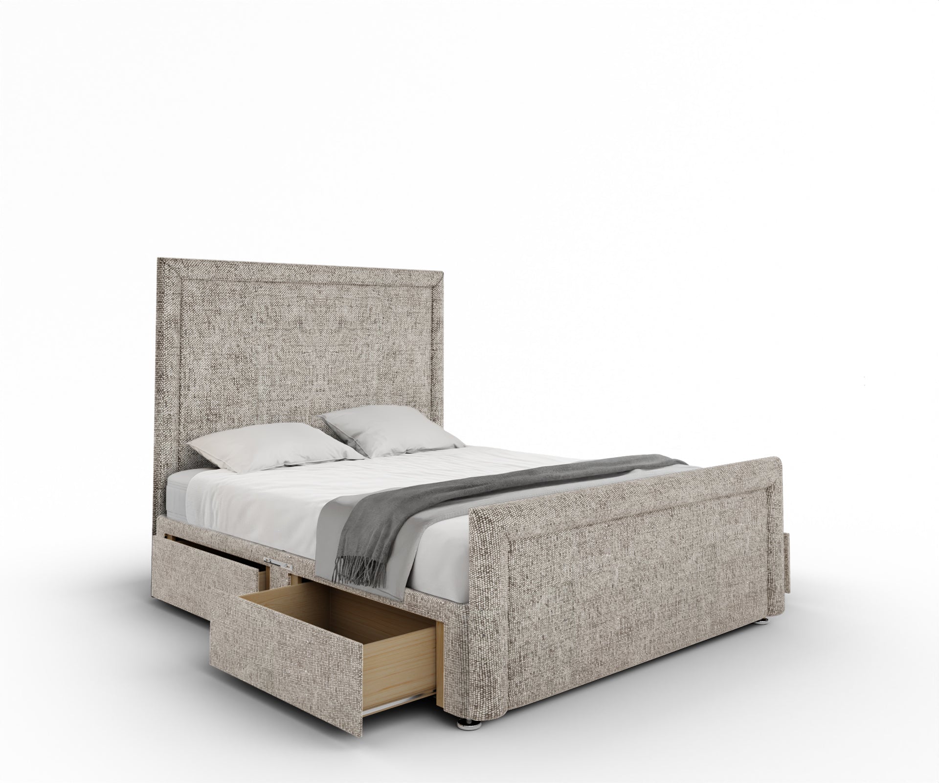 Lia Divan Bed Set With Footboard