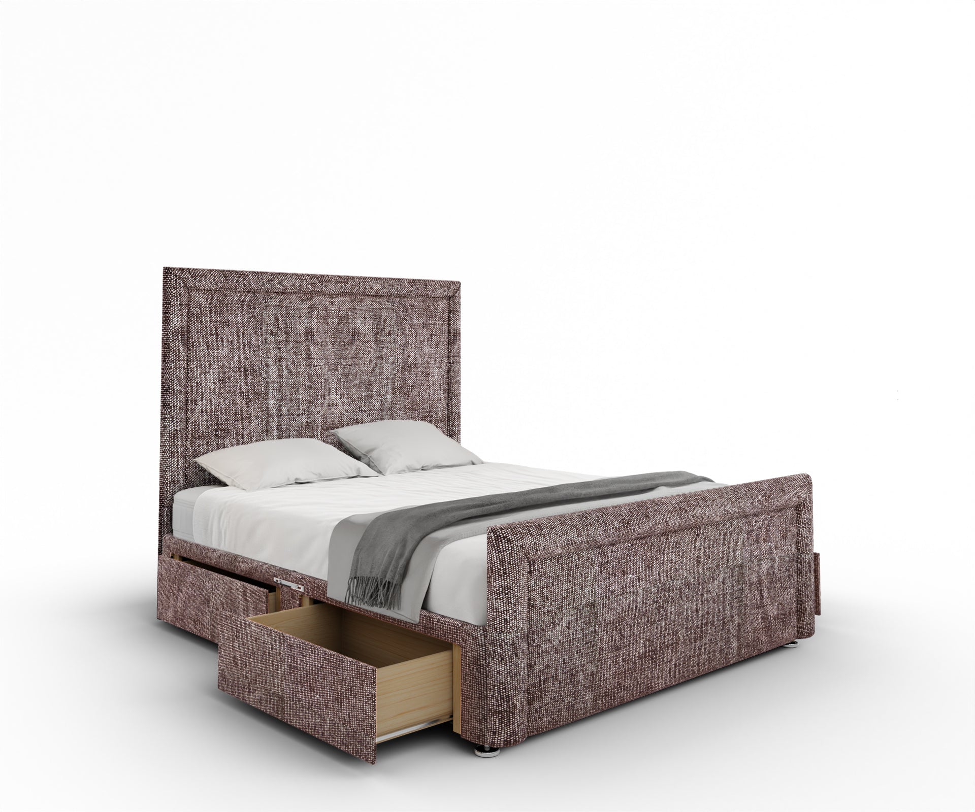 Lia Divan Bed Set With Footboard