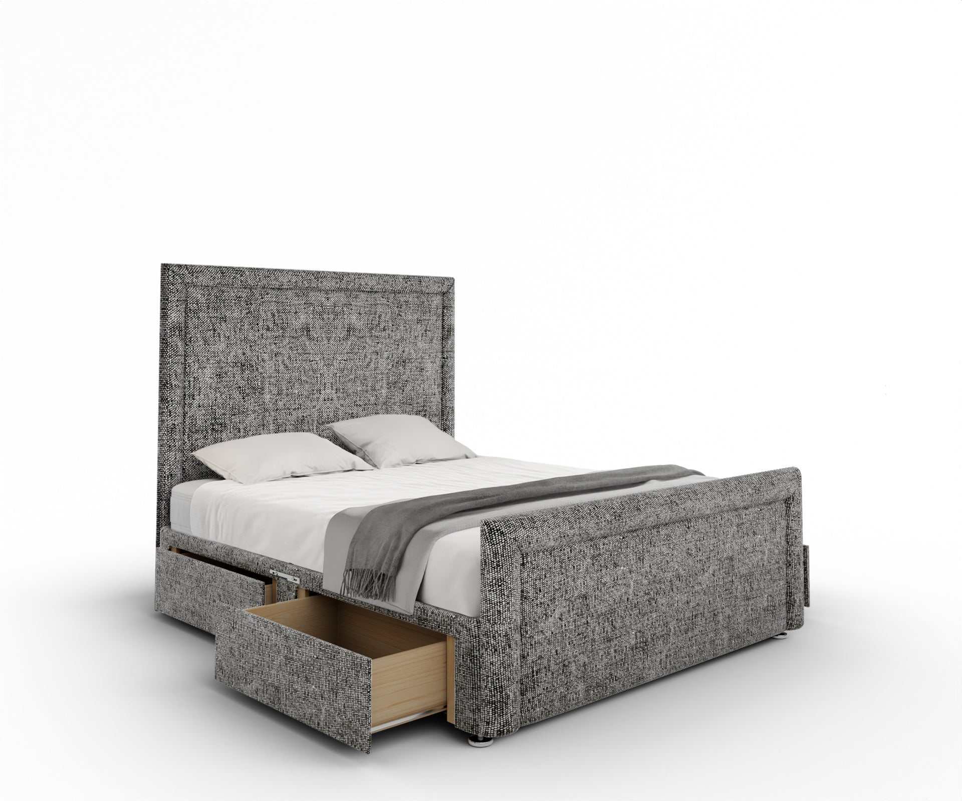 Lia Divan Bed Set With Footboard