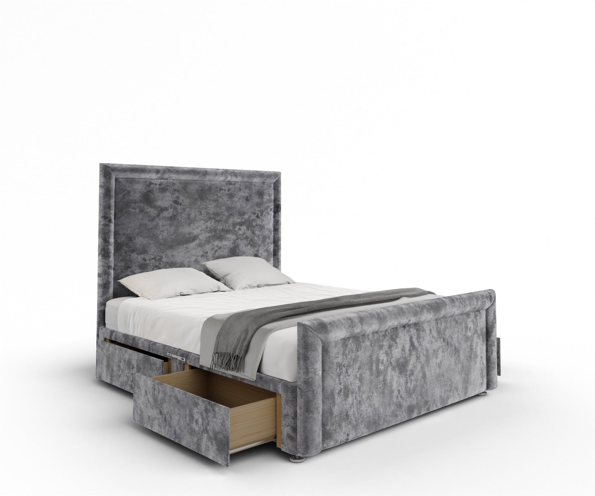 Lia Divan Bed Set With Footboard