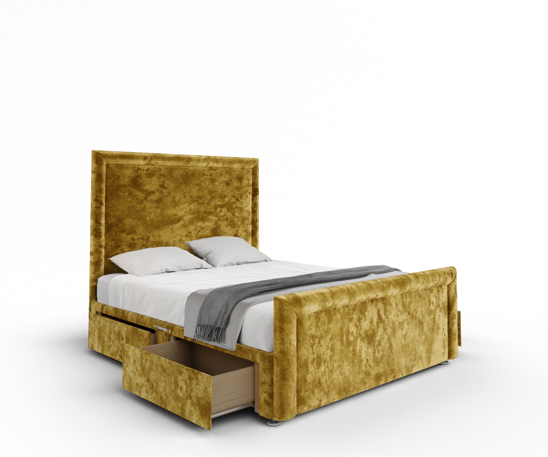 Lia Divan Bed Set With Footboard