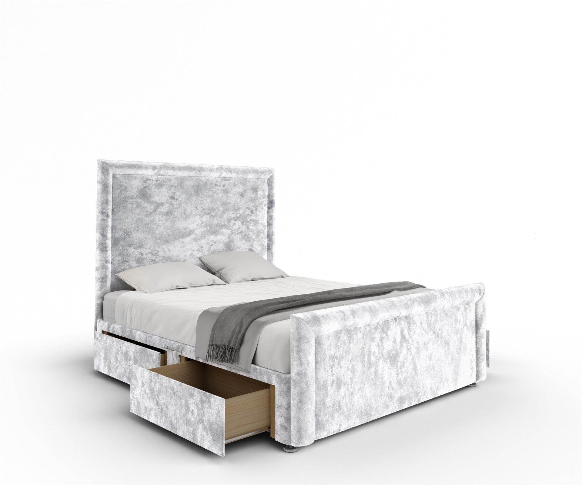 Lia Divan Bed Set With Footboard