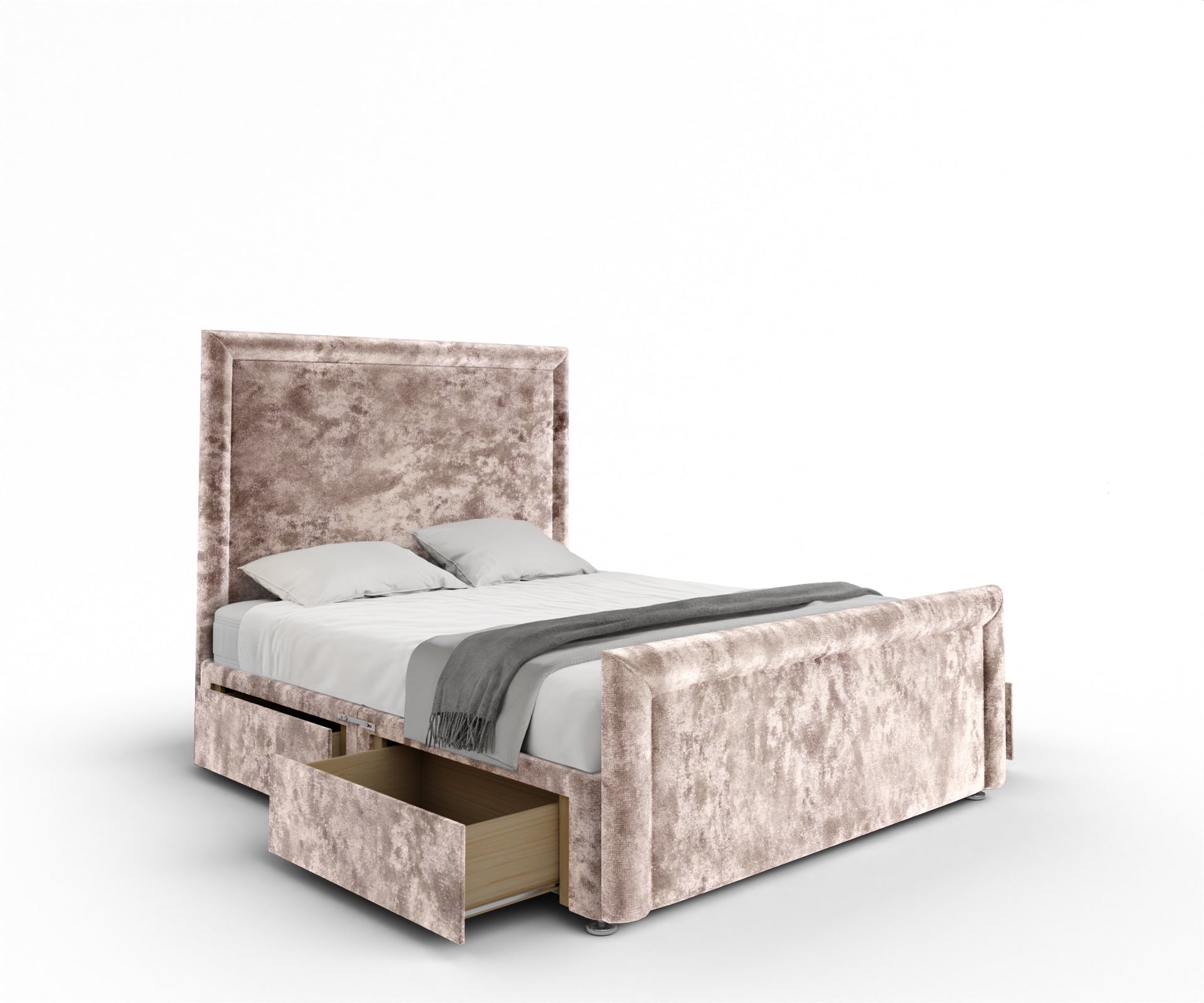 Lia Divan Bed Set With Footboard