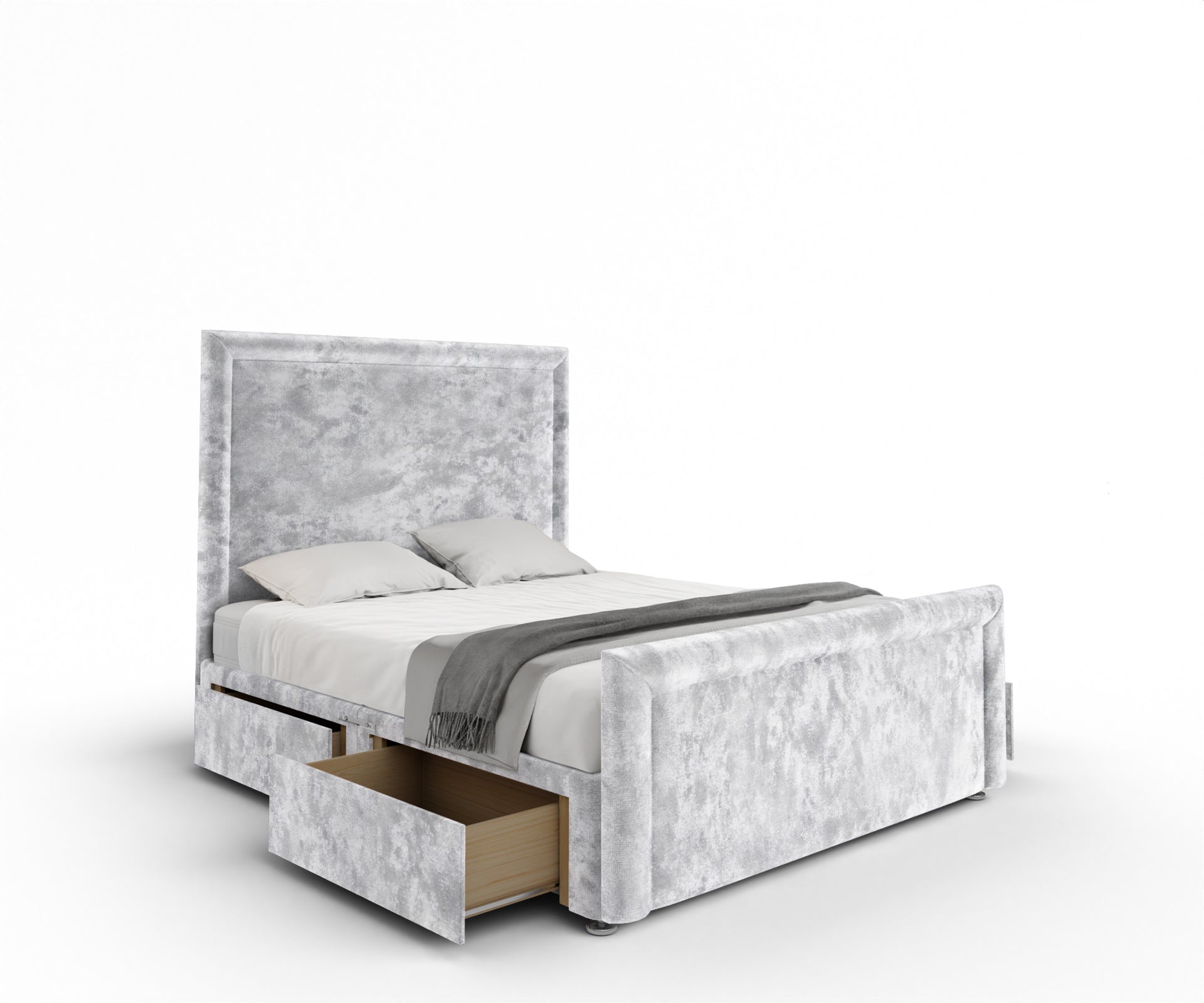 Lia Divan Bed Set With Footboard