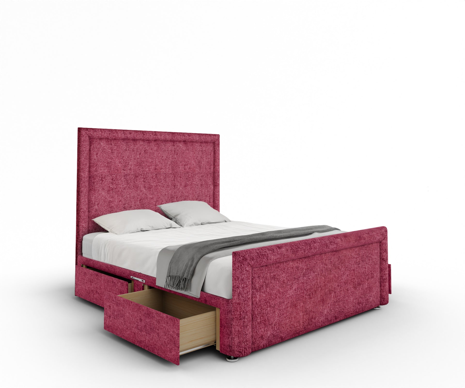 Lia Divan Bed Set With Footboard