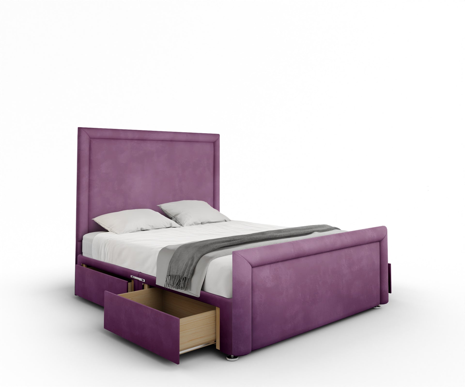 Lia Divan Bed Set With Footboard