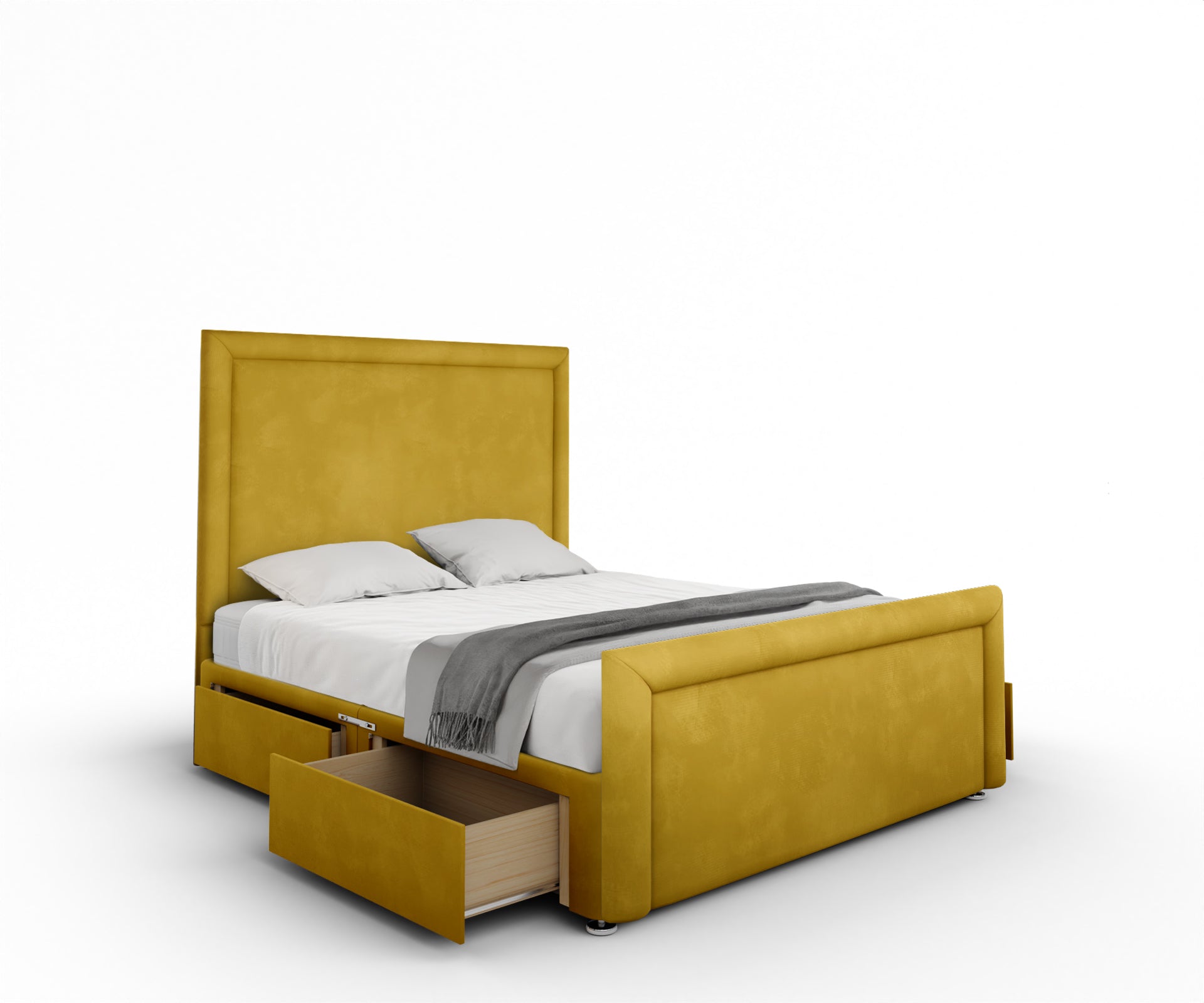 Lia Divan Bed Set With Footboard