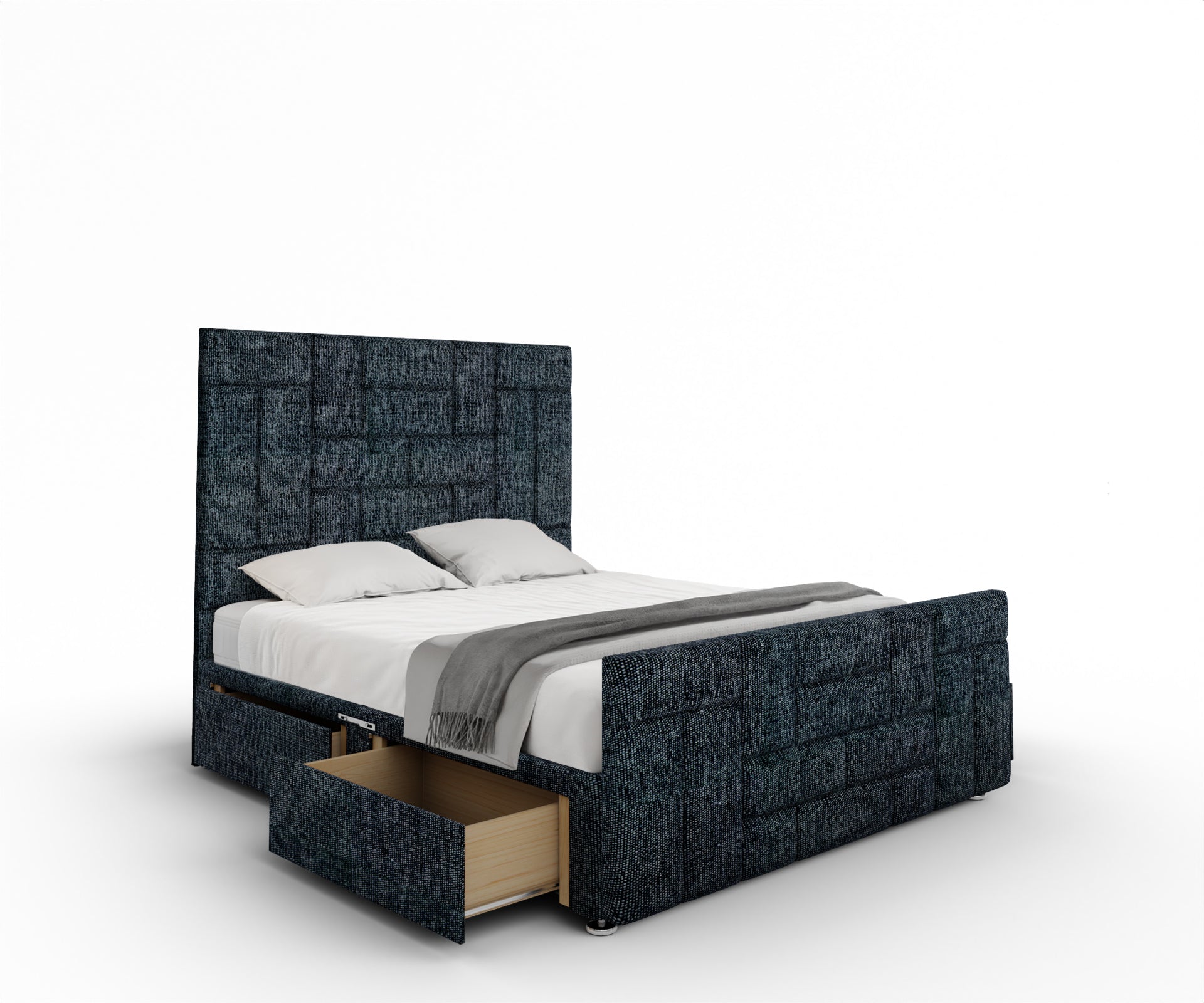 Majestic Multi Panel Divan Bed Set With Footboard