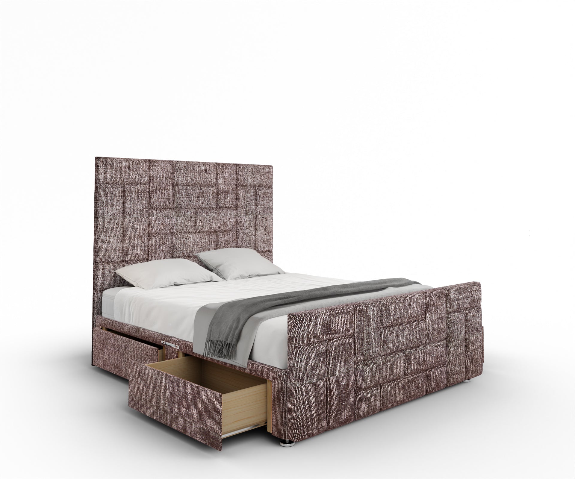 Majestic Multi Panel Divan Bed Set With Footboard