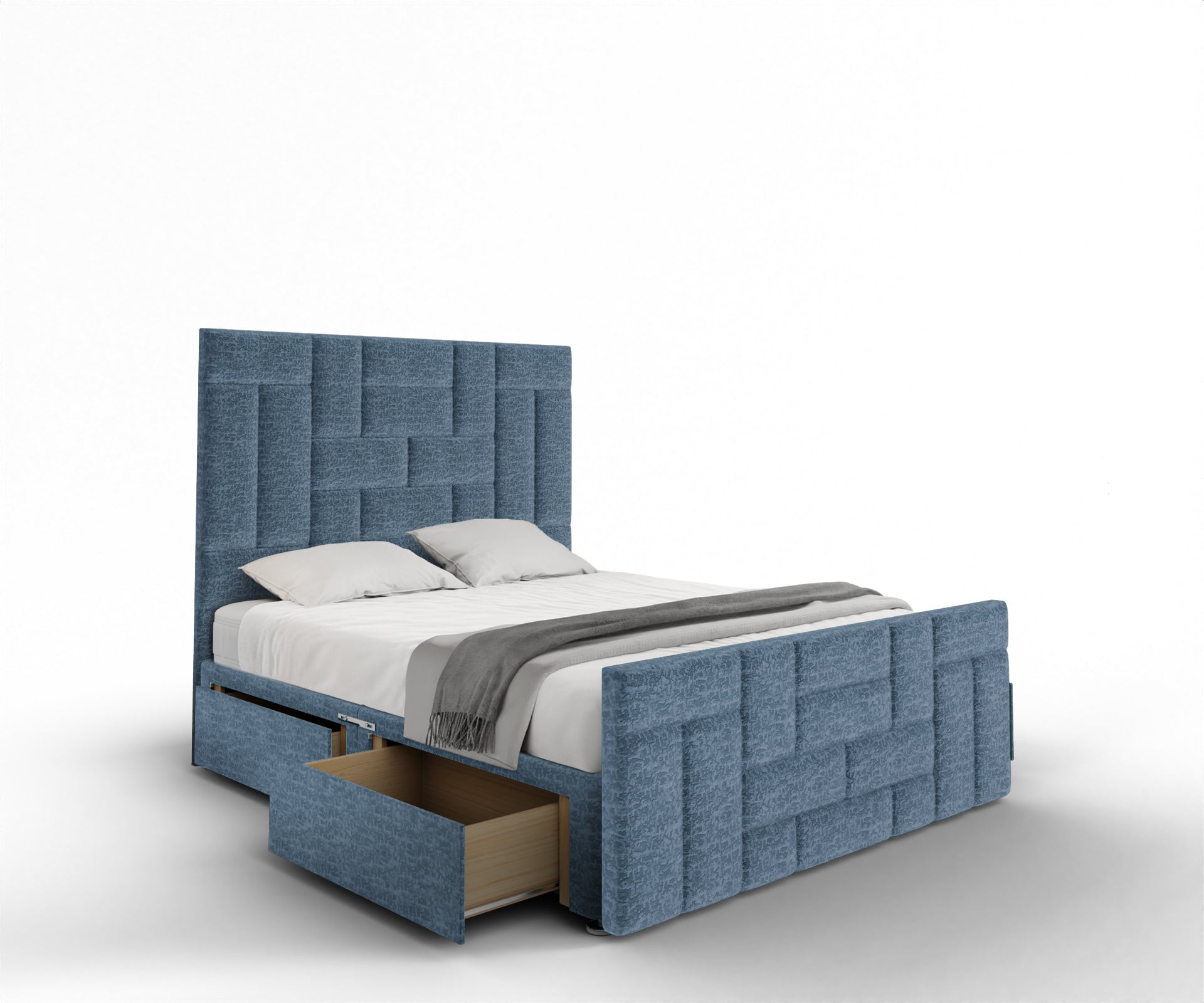 Majestic Multi Panel Divan Bed Set With Footboard