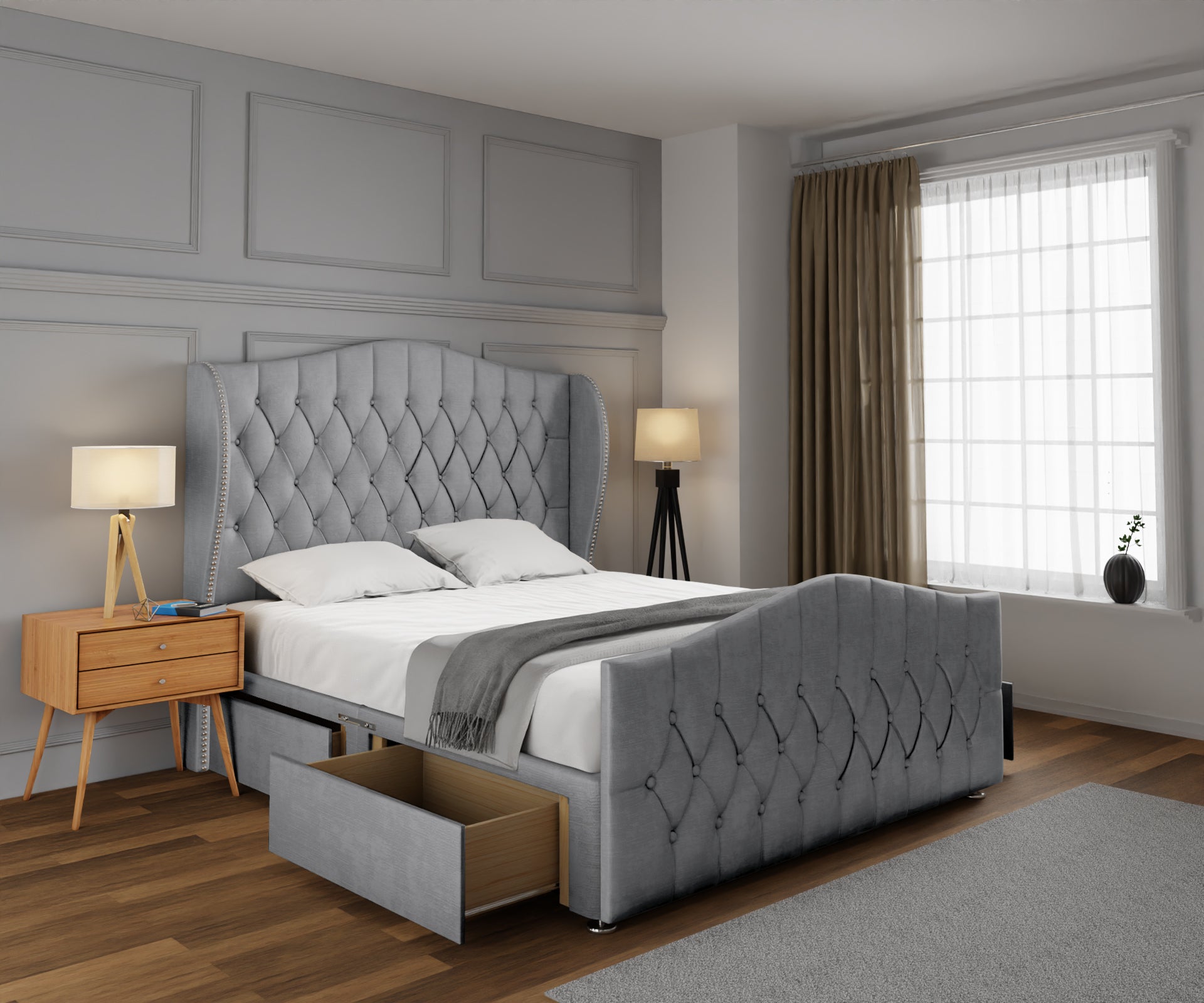 Marylebone Divan Bed Set With Footboard