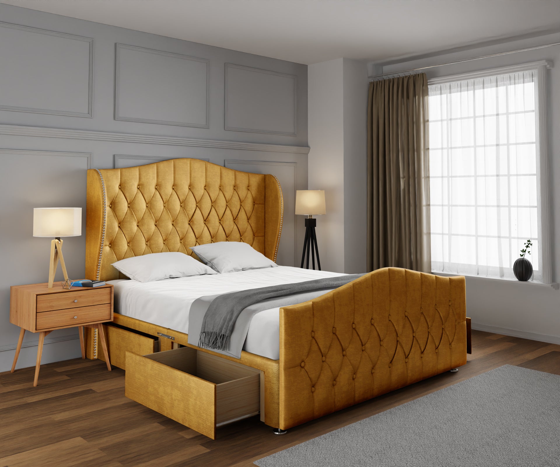 Marylebone Divan Bed Set With Footboard