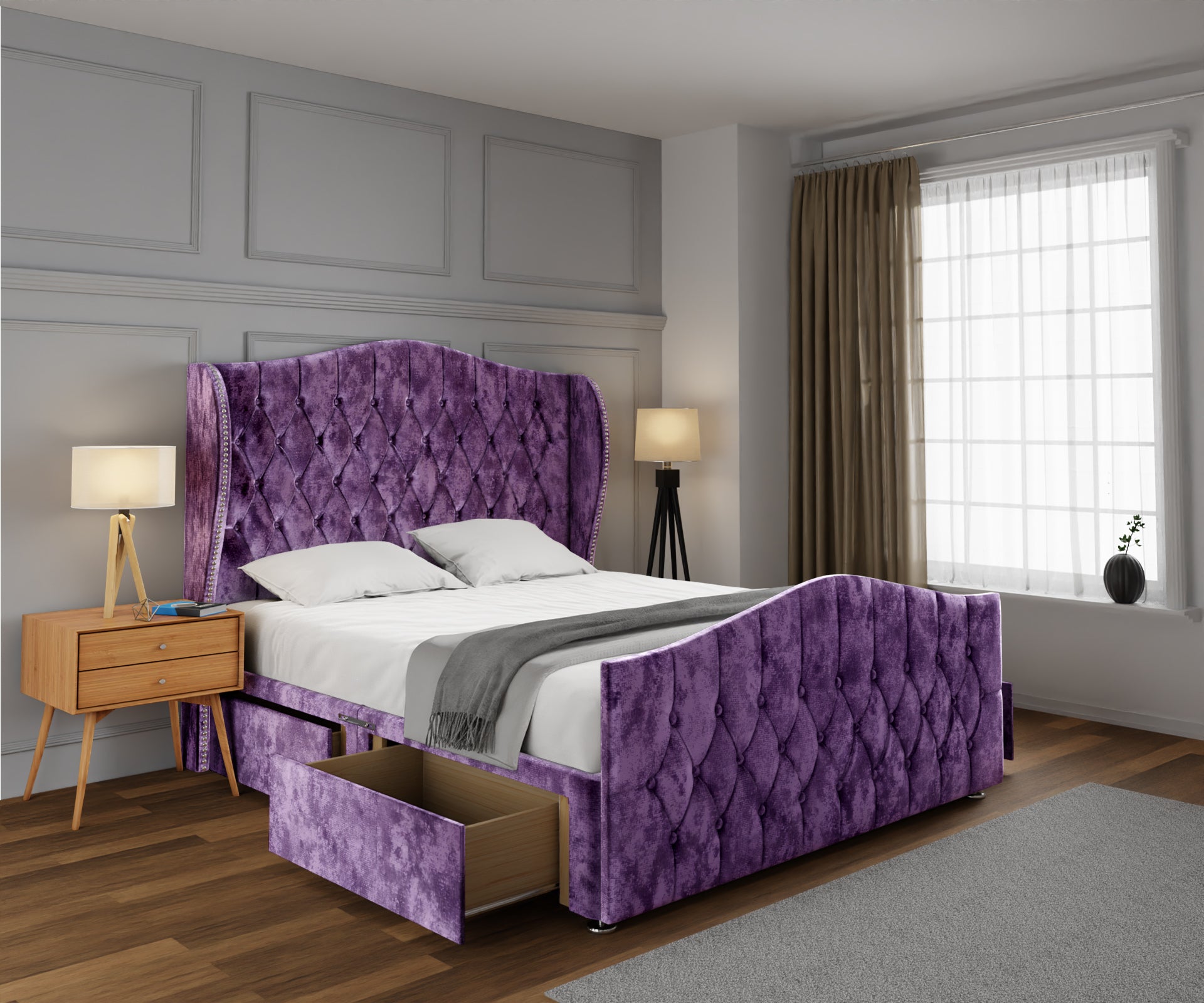 Marylebone Divan Bed Set With Footboard