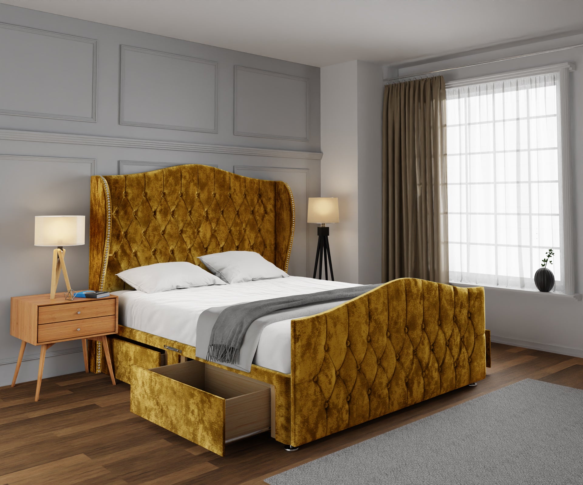 Marylebone Divan Bed Set With Footboard