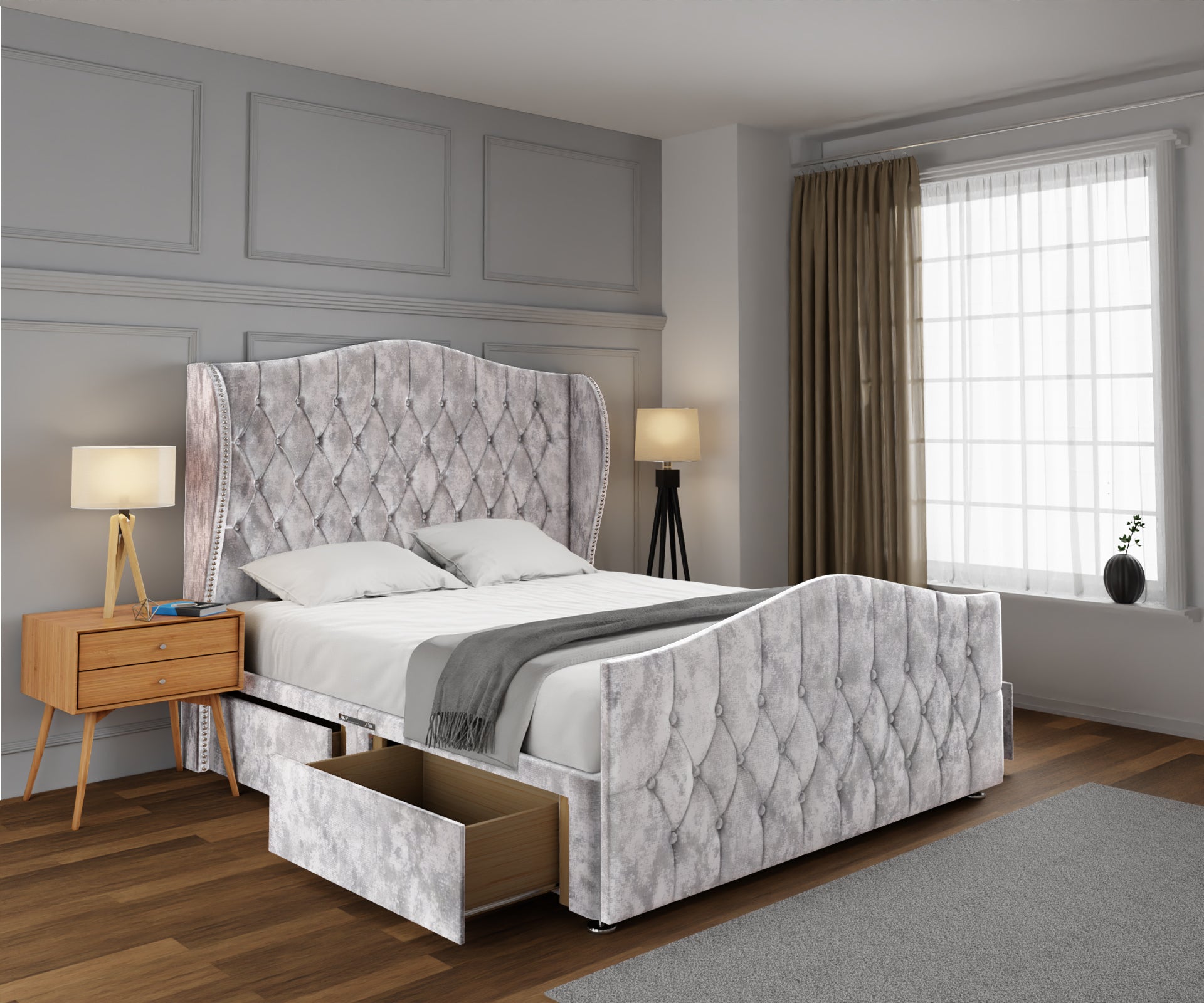 Marylebone Divan Bed Set With Footboard