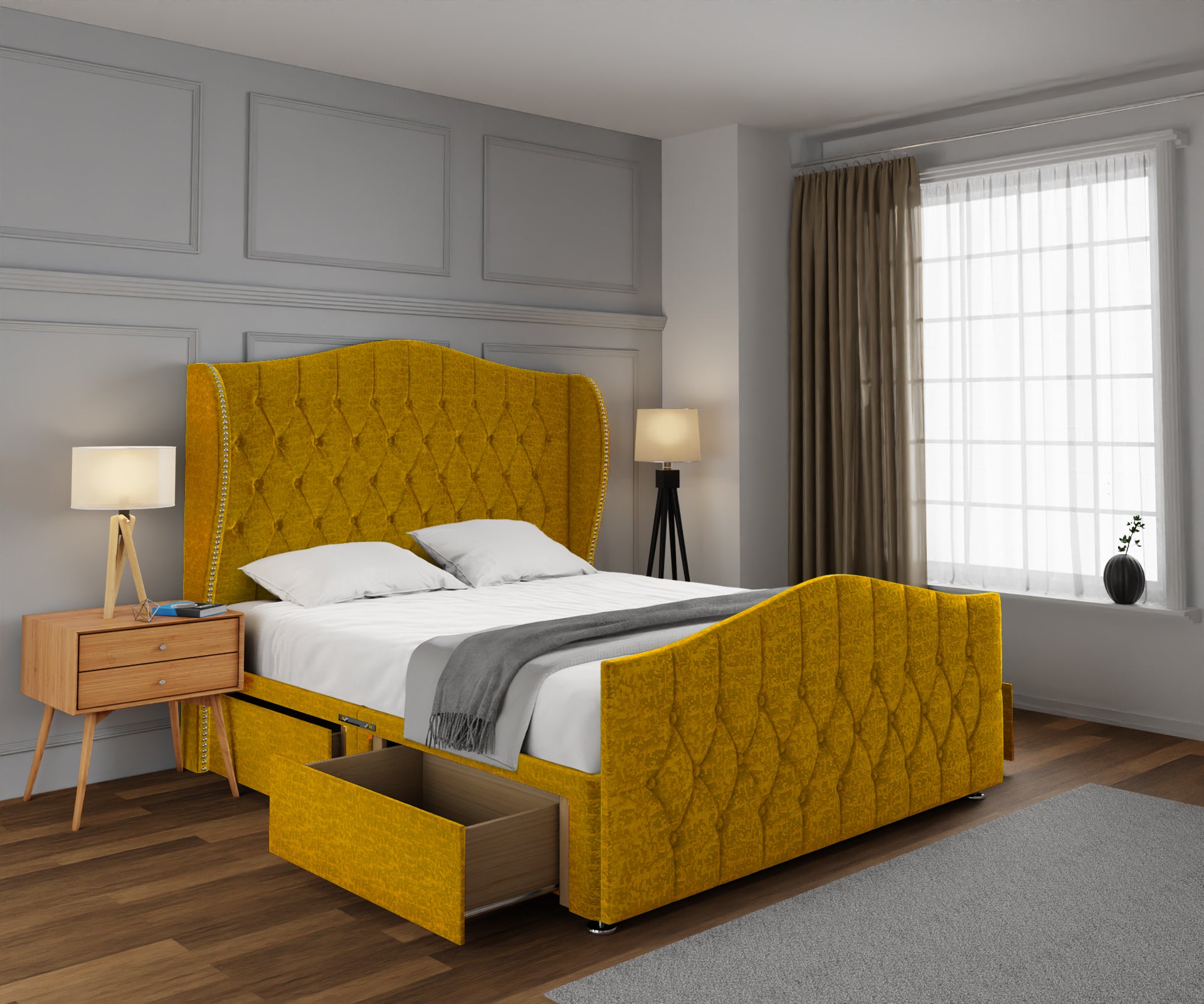 Marylebone Divan Bed Set With Footboard