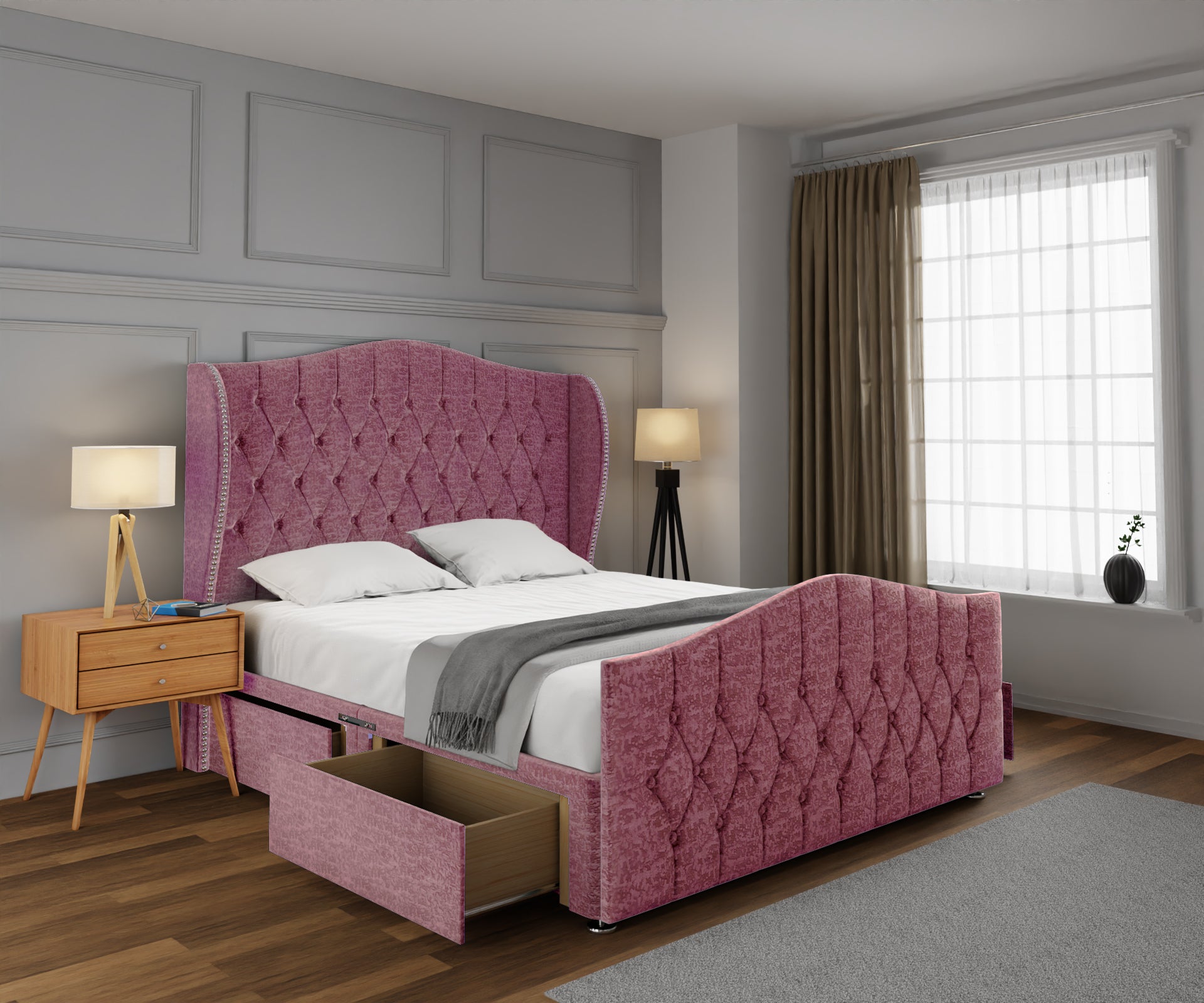 Marylebone Divan Bed Set With Footboard