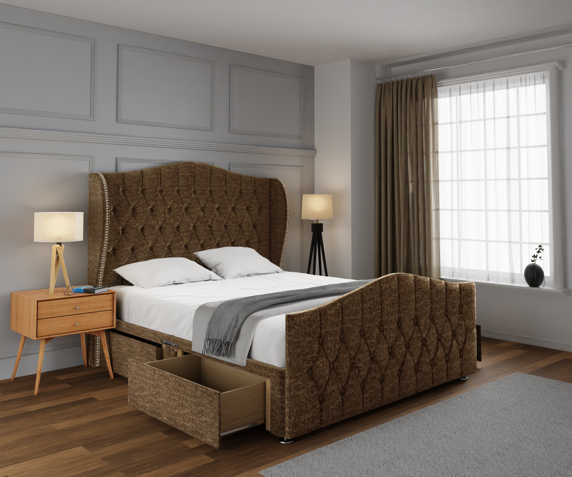 Marylebone Divan Bed Set With Footboard