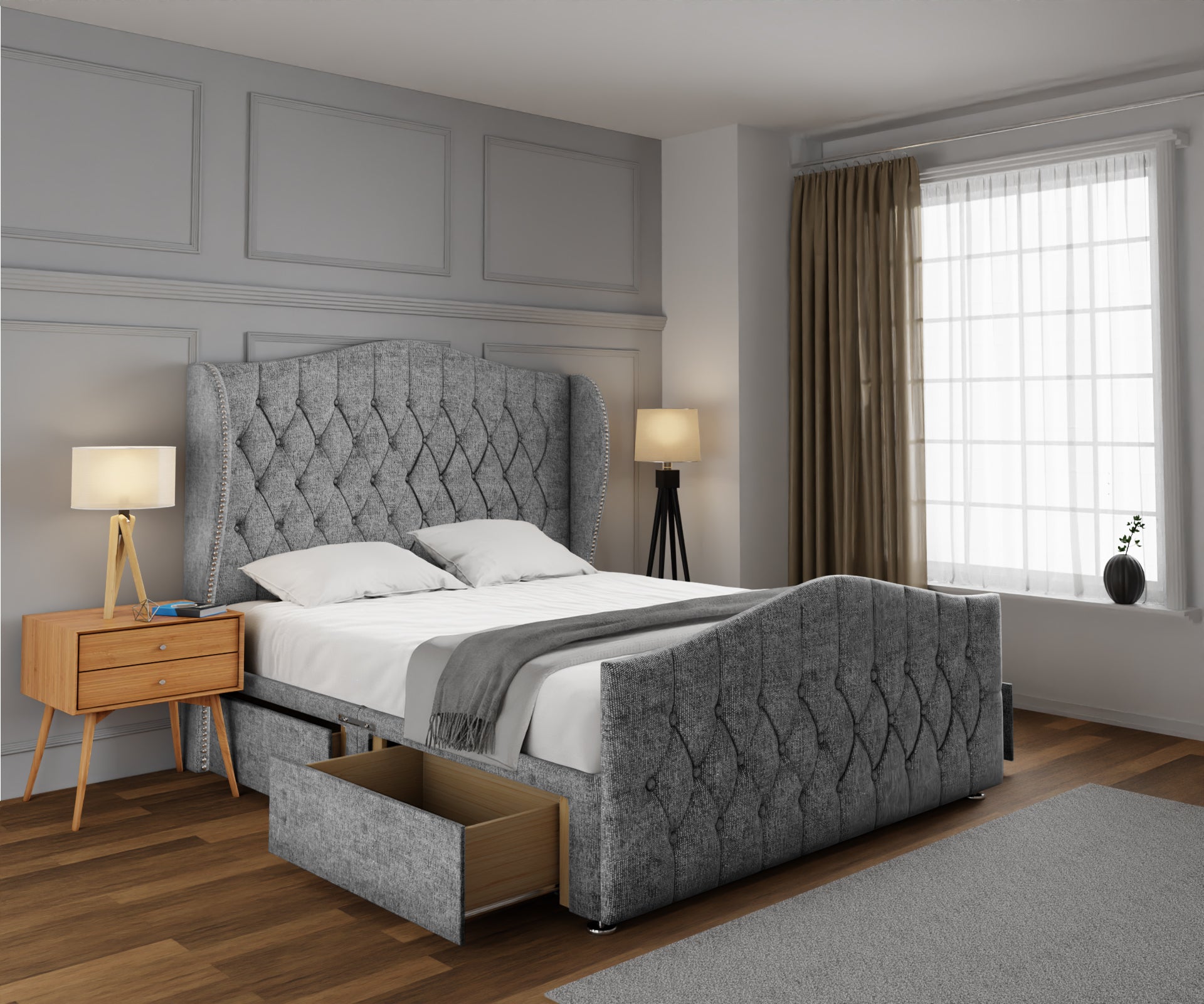 Marylebone Divan Bed Set With Footboard