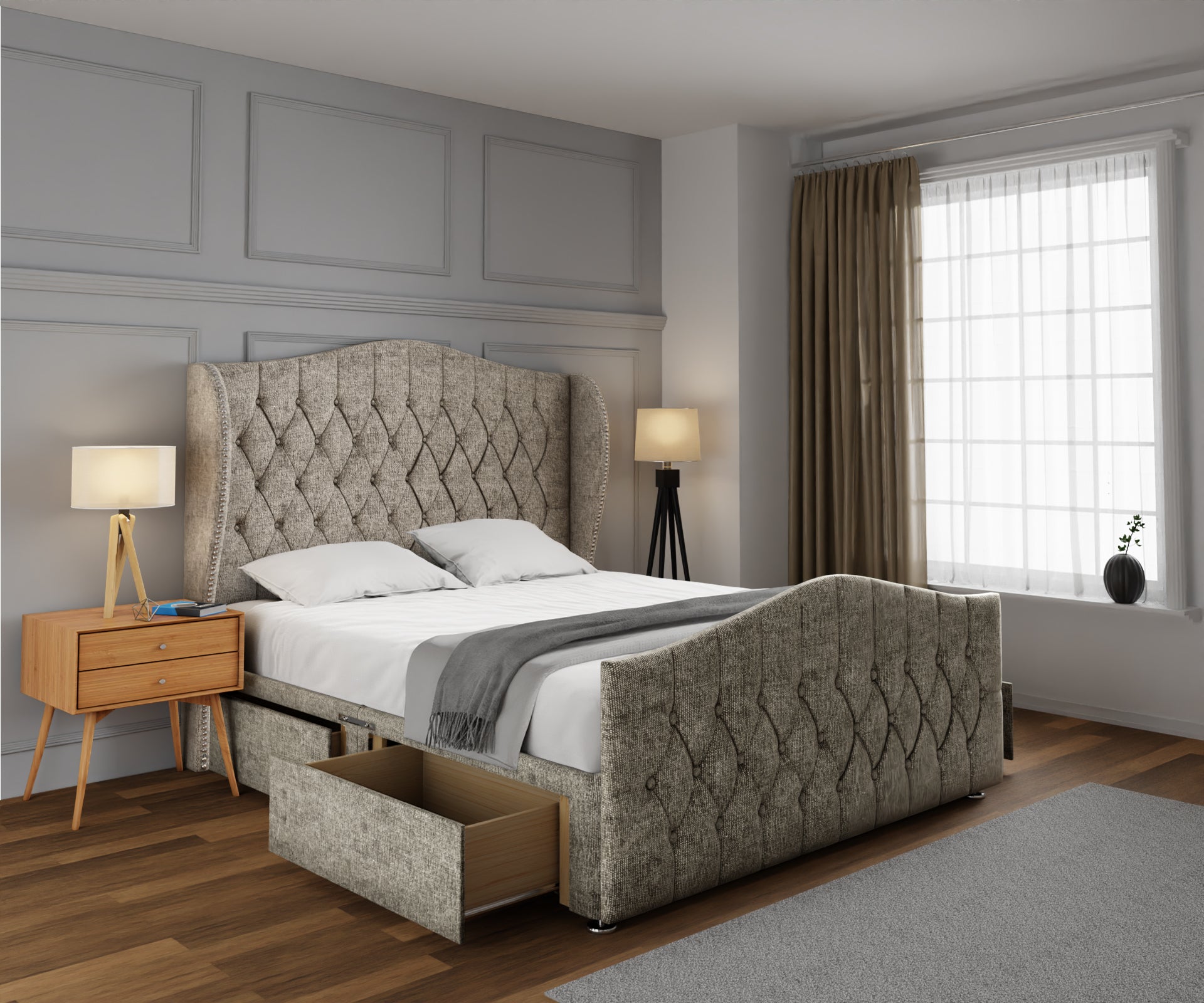 Marylebone Divan Bed Set With Footboard