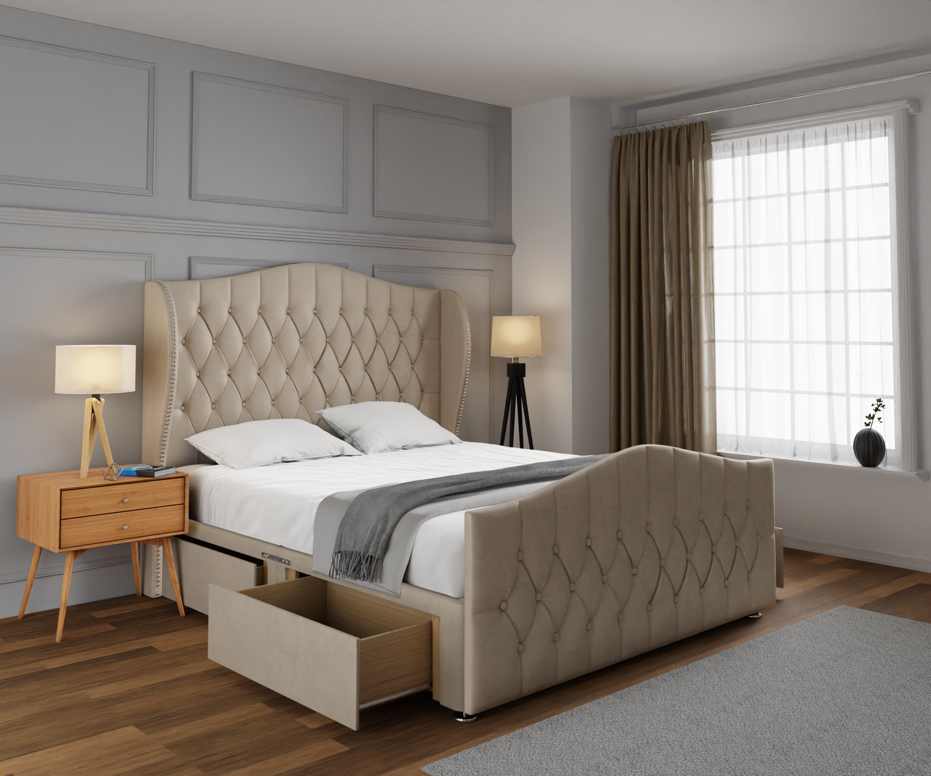 Marylebone Divan Bed Set With Footboard