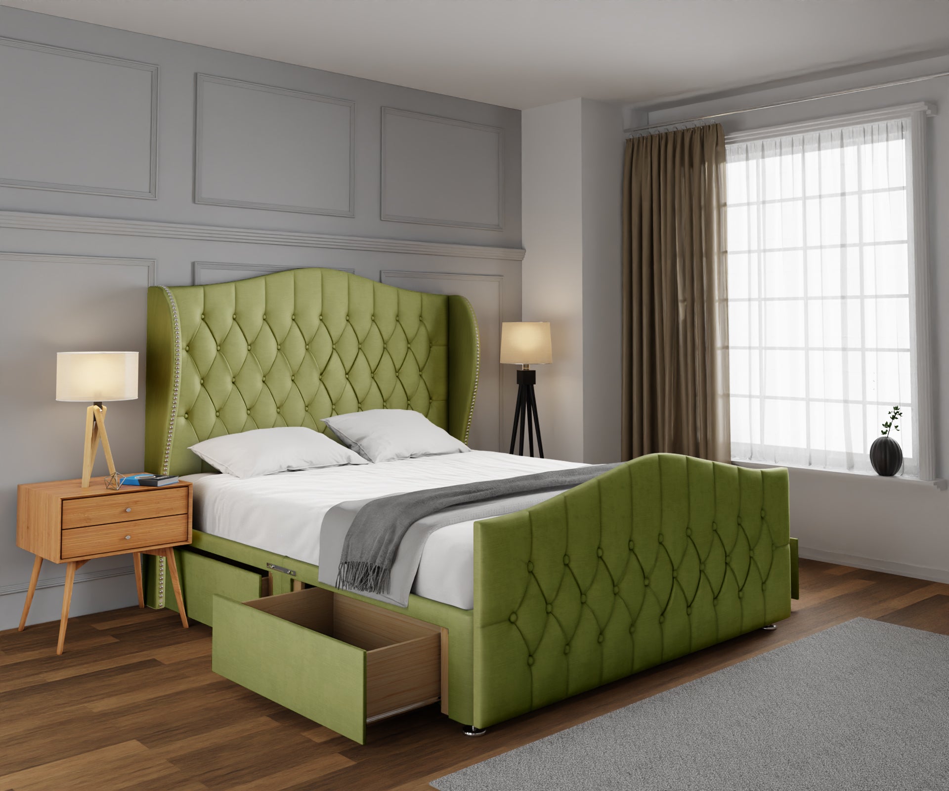 Marylebone Divan Bed Set With Footboard